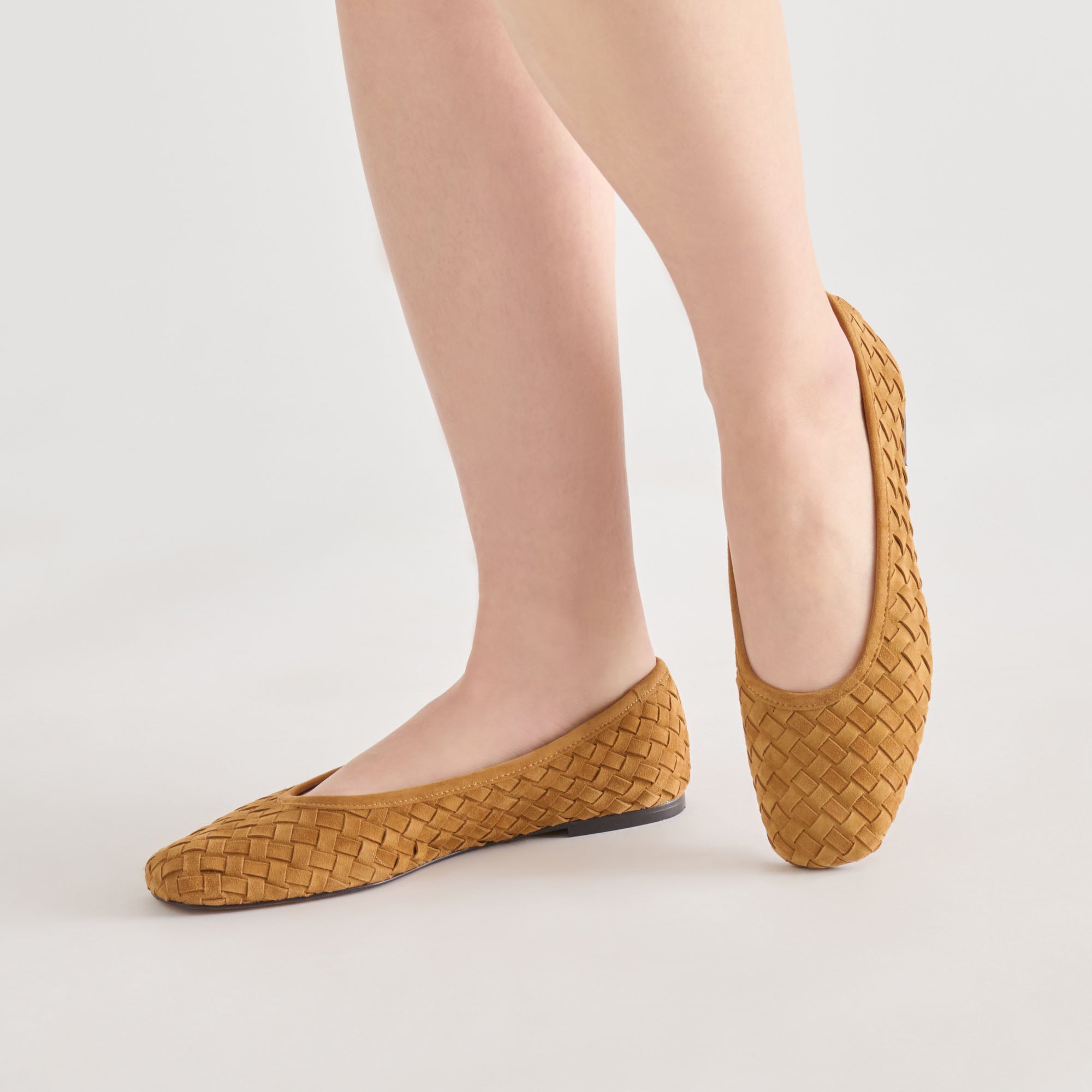 KOY BALLET FLATS TAN SUEDE - view 2