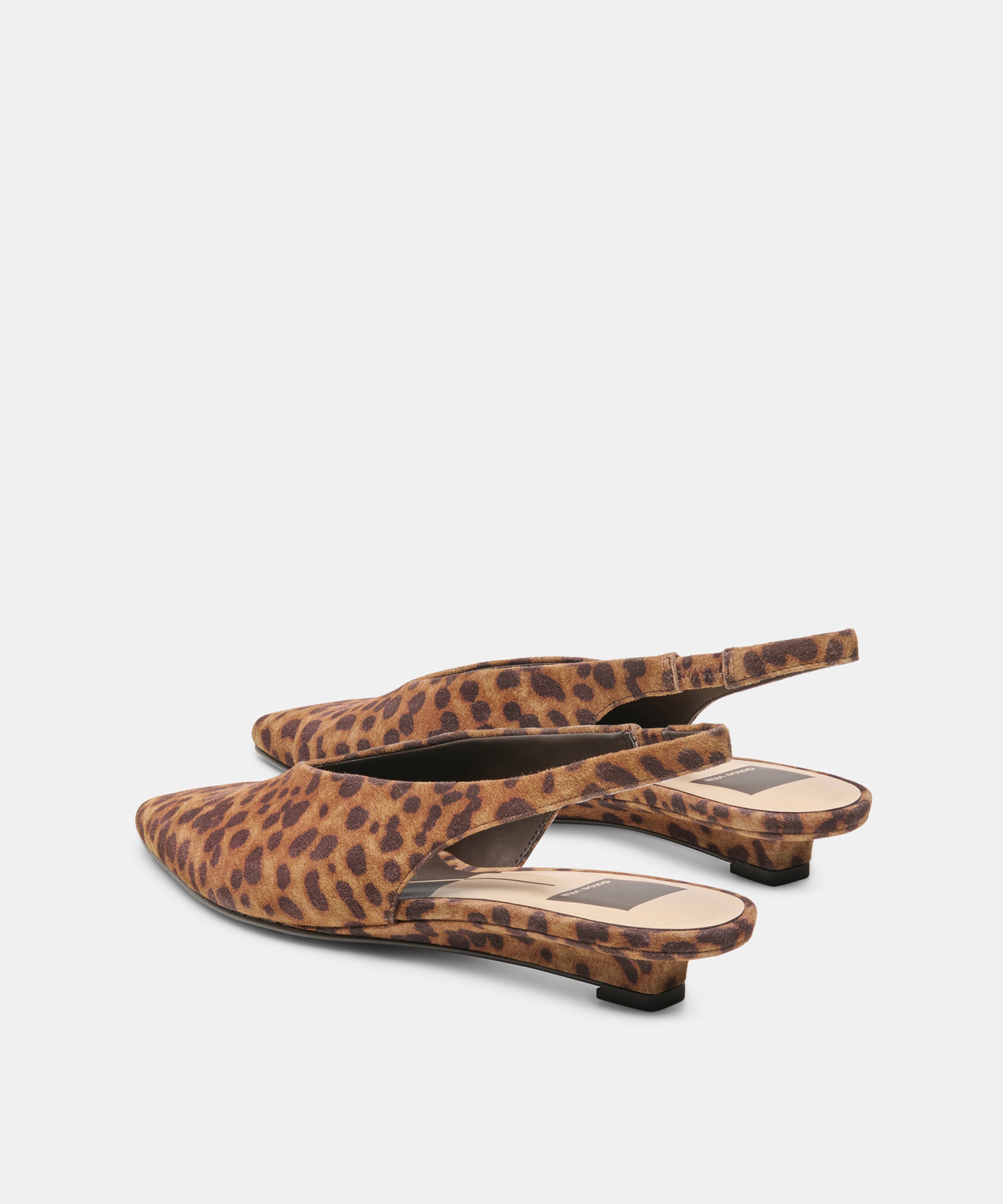 LEEROY FLATS DK LEOPARD PRINTED SUEDE - view 4