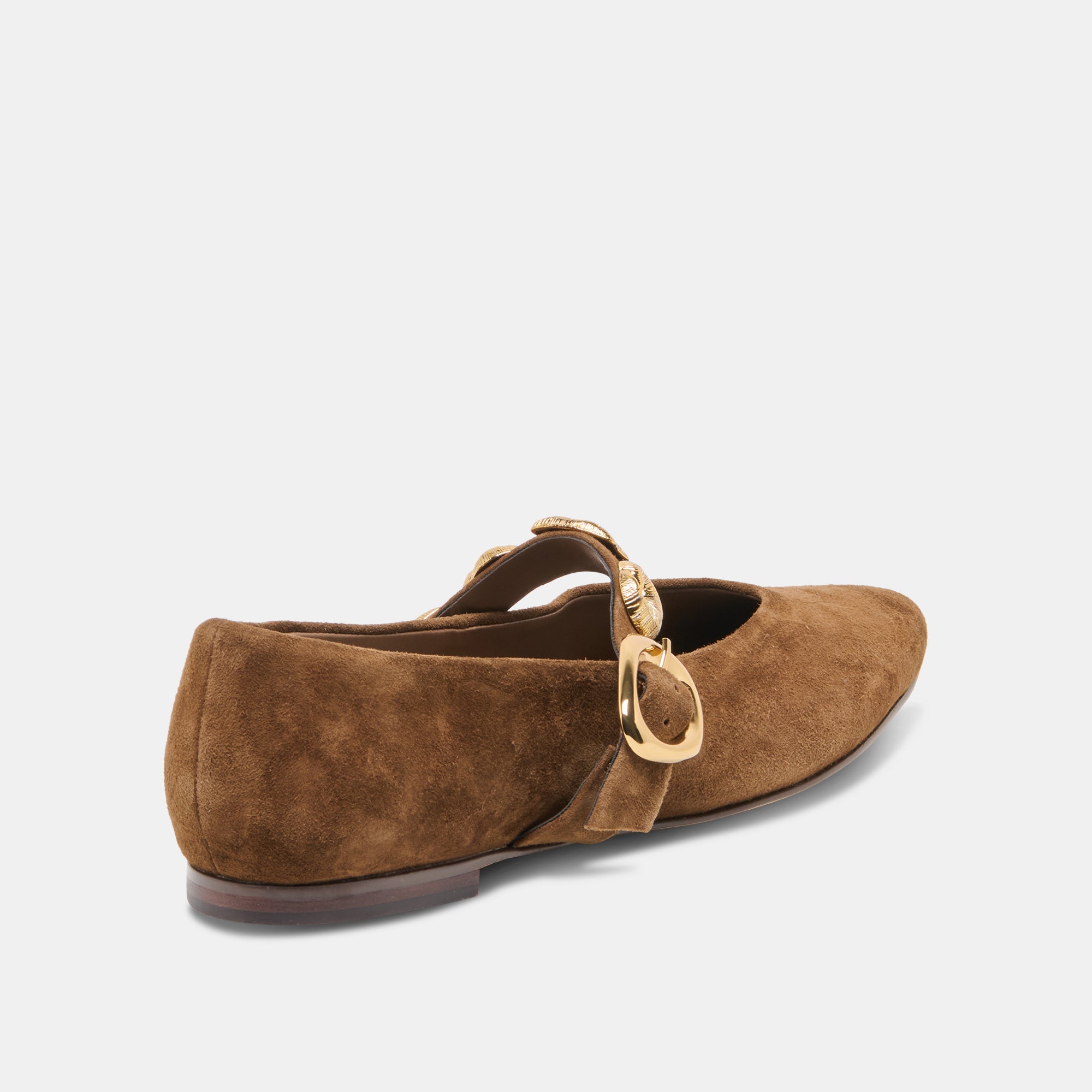 LOREE BALLET FLATS CHESTNUT SUEDE - view 3