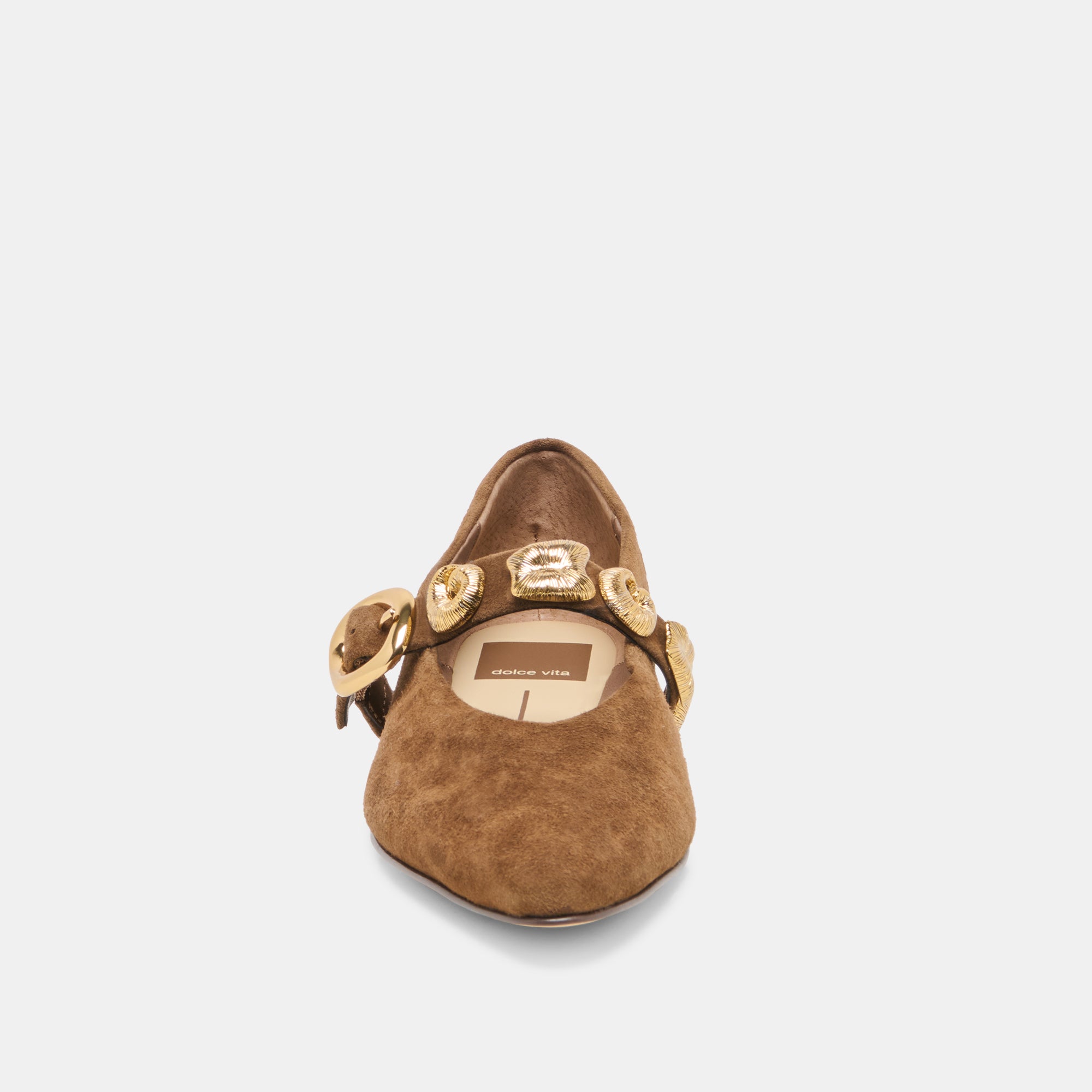 LOREE BALLET FLATS CHESTNUT SUEDE - view 6