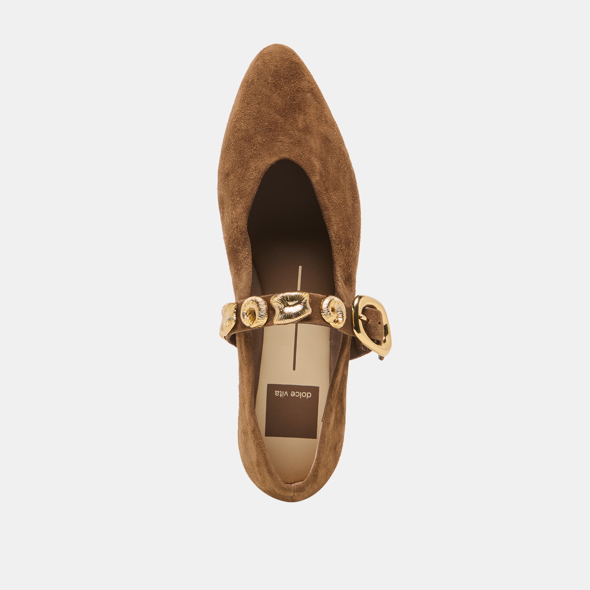 LOREE BALLET FLATS CHESTNUT SUEDE - view 8