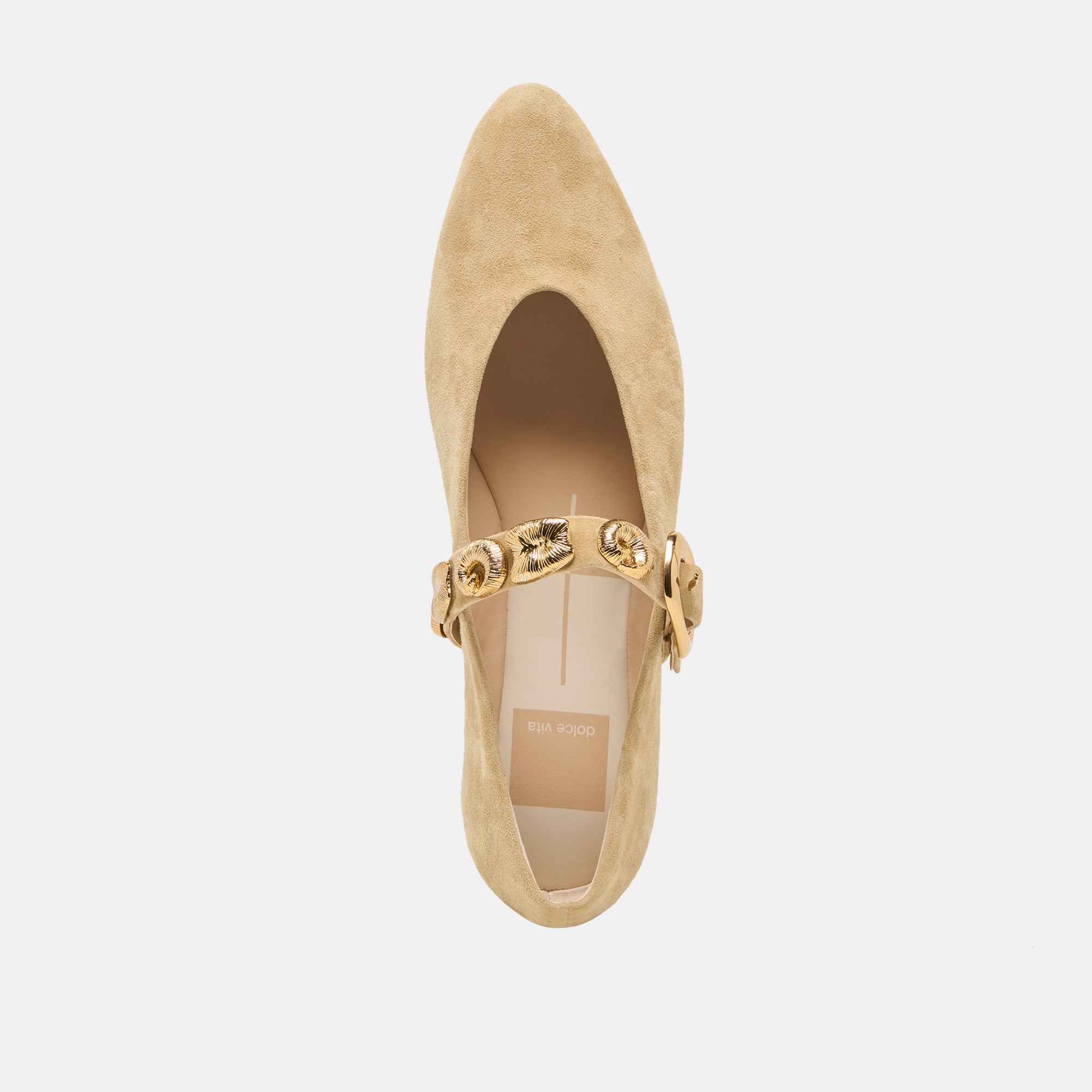 LOREE BALLET FLATS DESERT TAUPE SUEDE - view 8