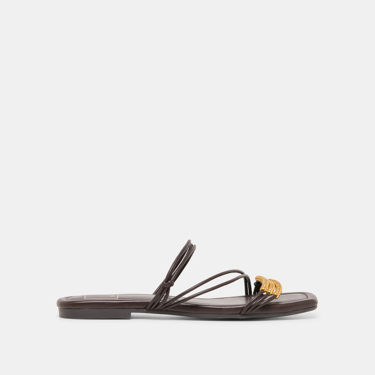 LYNDEE BEAD Espresso Stella Strappy Open-Toe Sandals | Dolce  display picture 1