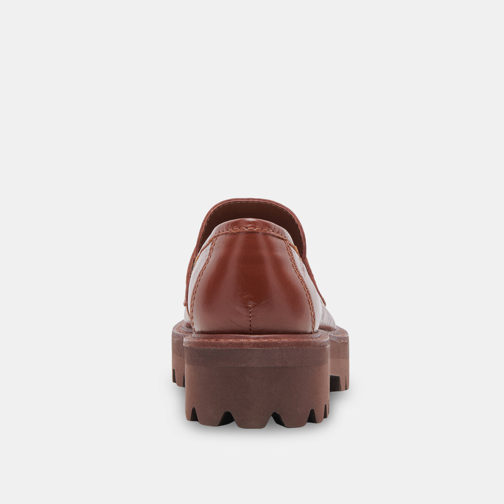 MALILA LOAFERS BROWN CRINKLE PATENT - image 7