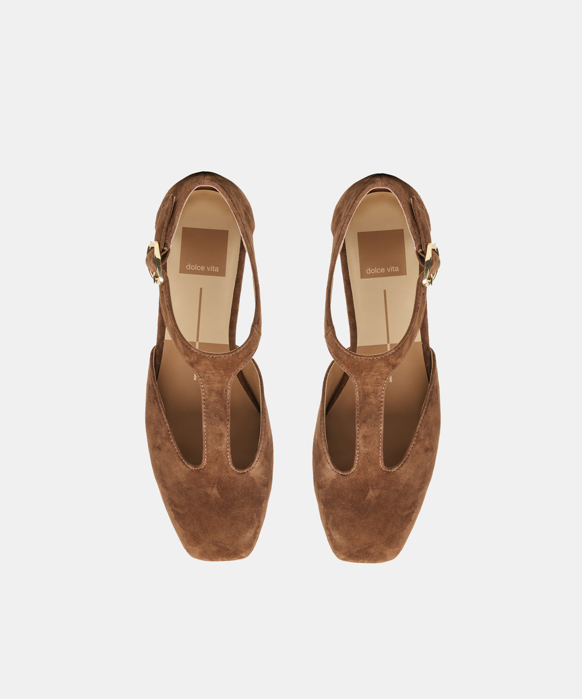 MARCY FLATS COCOA SUEDE - view 3