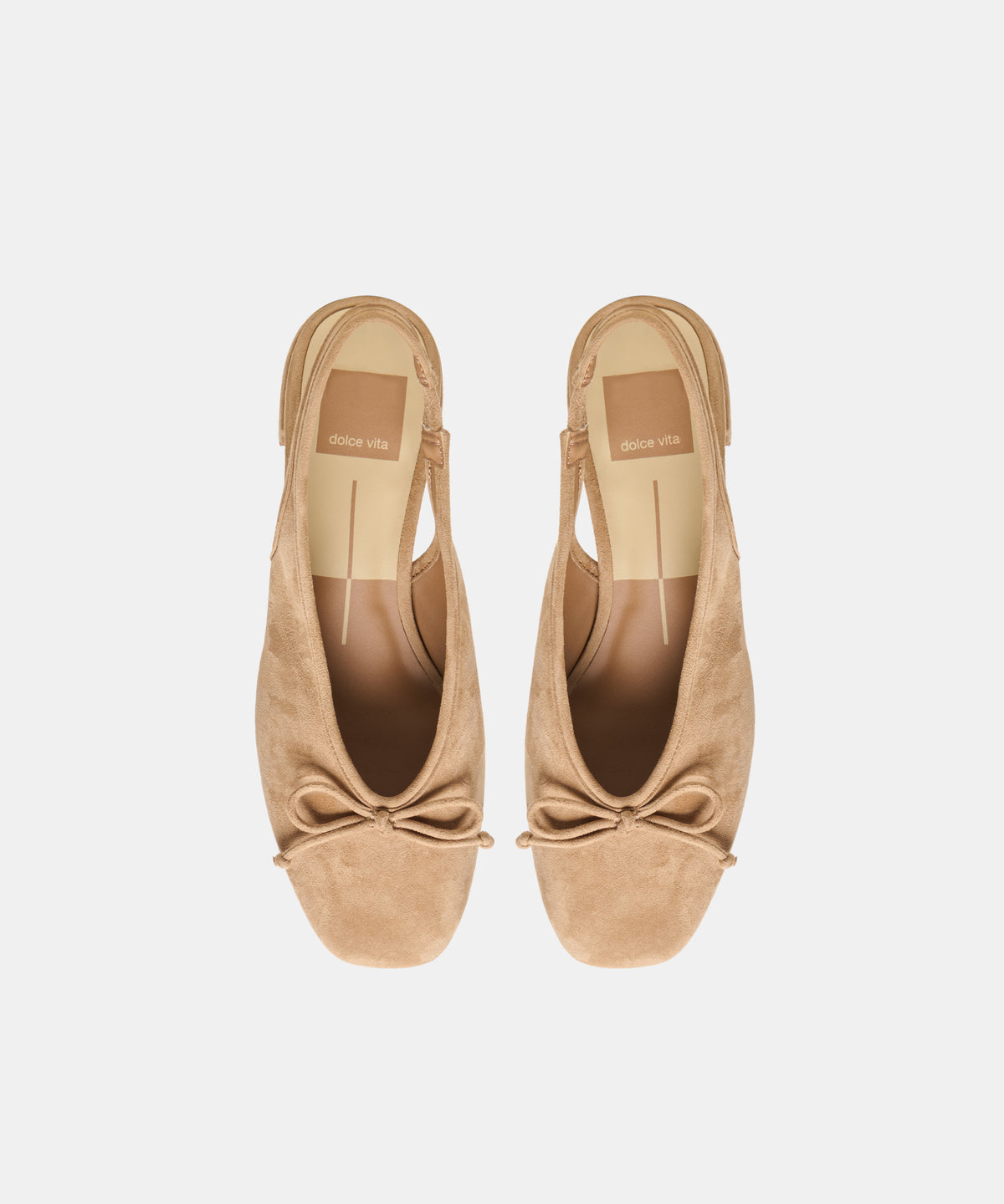 MARIEN MID HEELS LT BROWN SUEDE - view 4