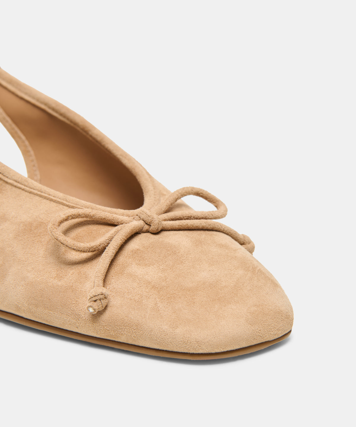 MARIEN MID HEELS LT BROWN SUEDE - view 6