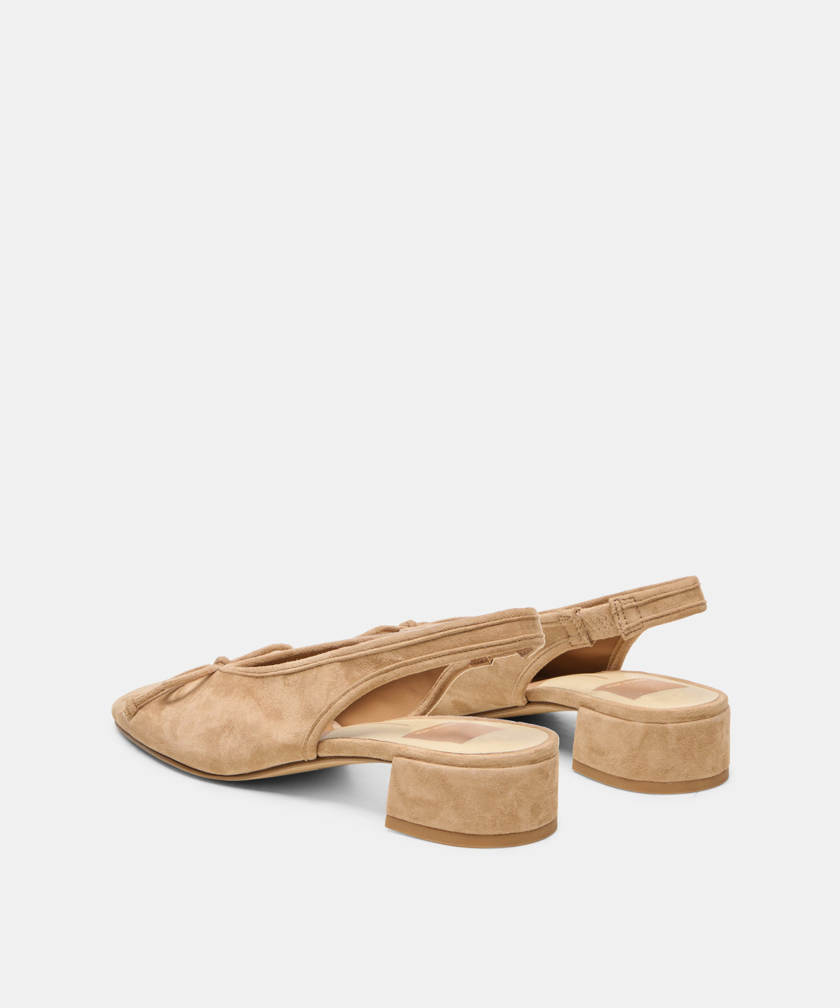 MARIEN MID HEELS LT BROWN SUEDE - view 5
