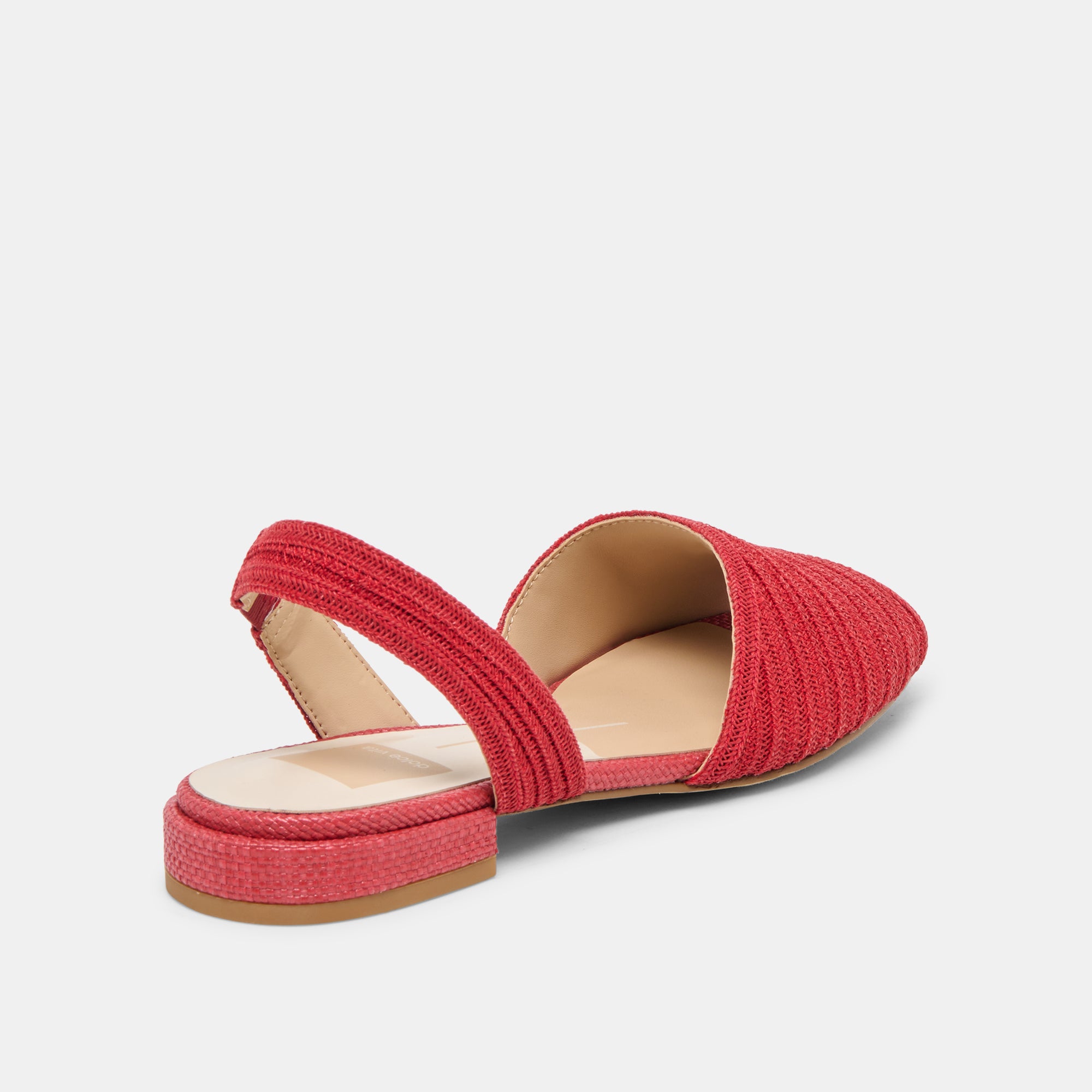 MARZY SANDALS RED RAFFIA - view 3