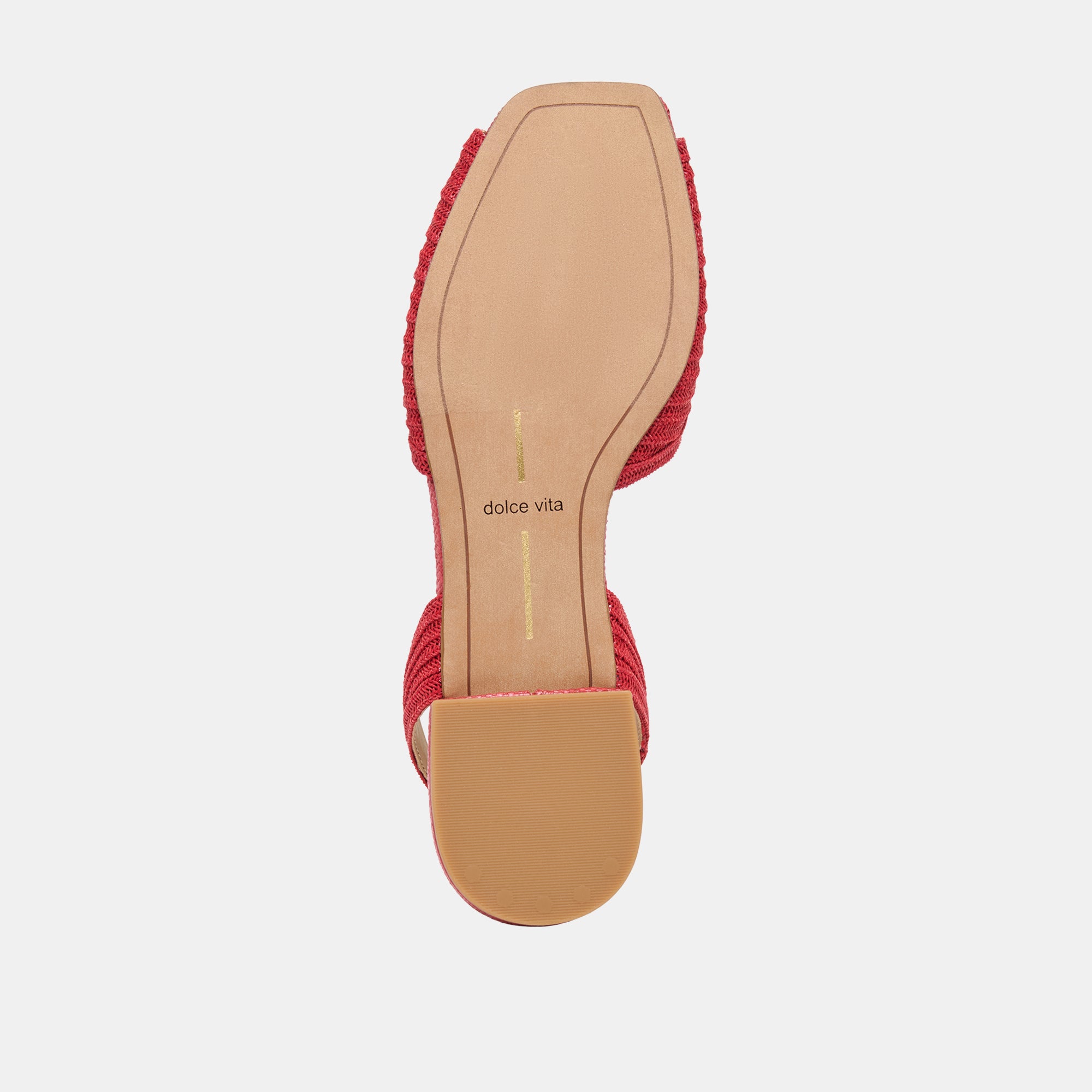 MARZY SANDALS RED RAFFIA - view 9