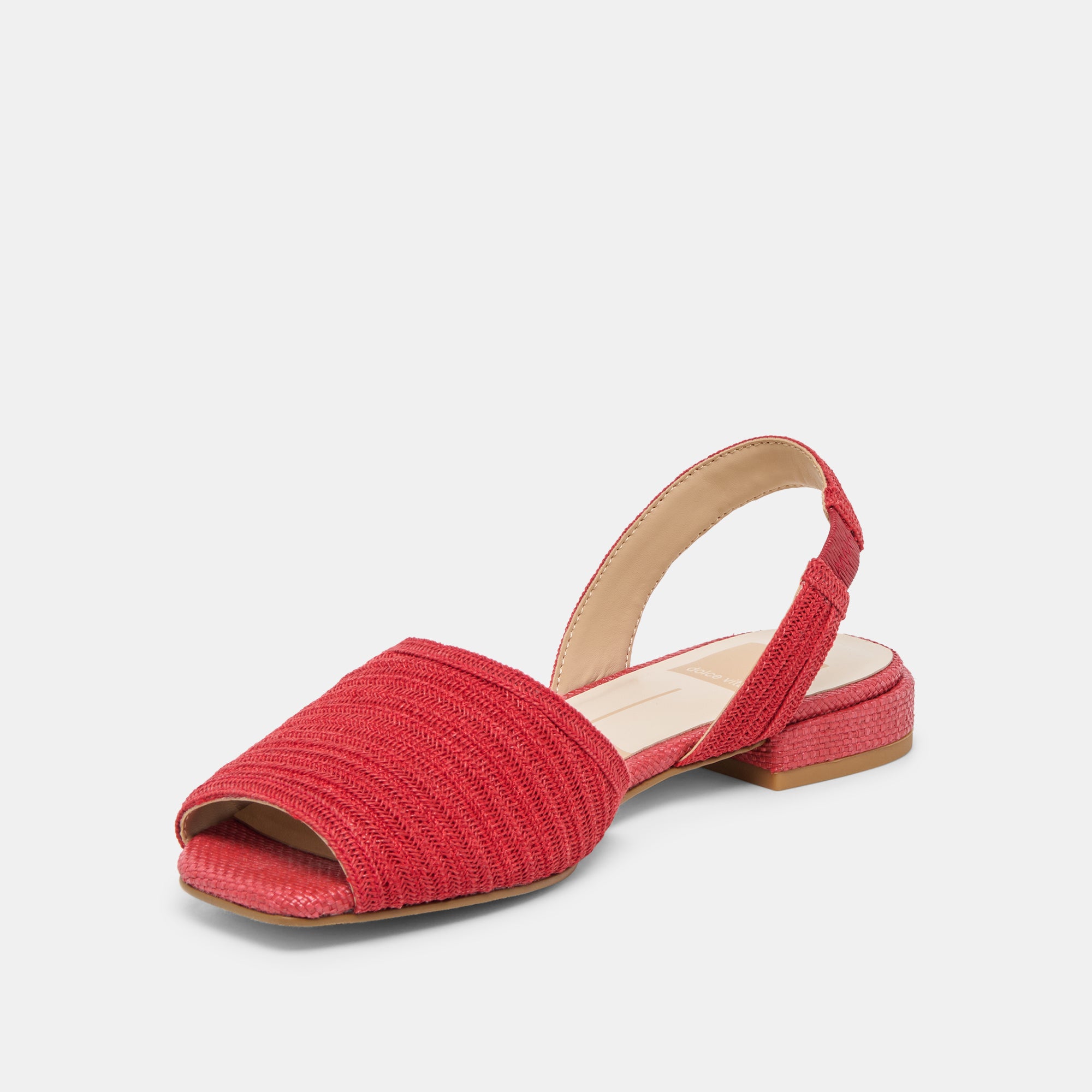 MARZY SANDALS RED RAFFIA - view 4