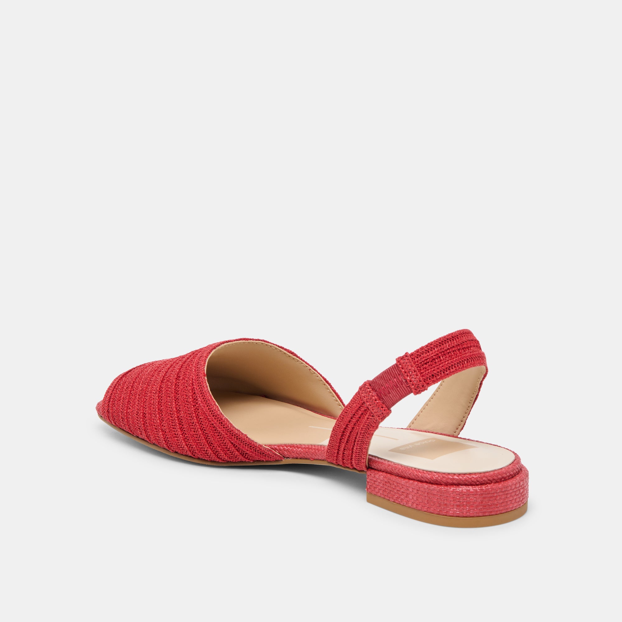 MARZY SANDALS RED RAFFIA - view 5