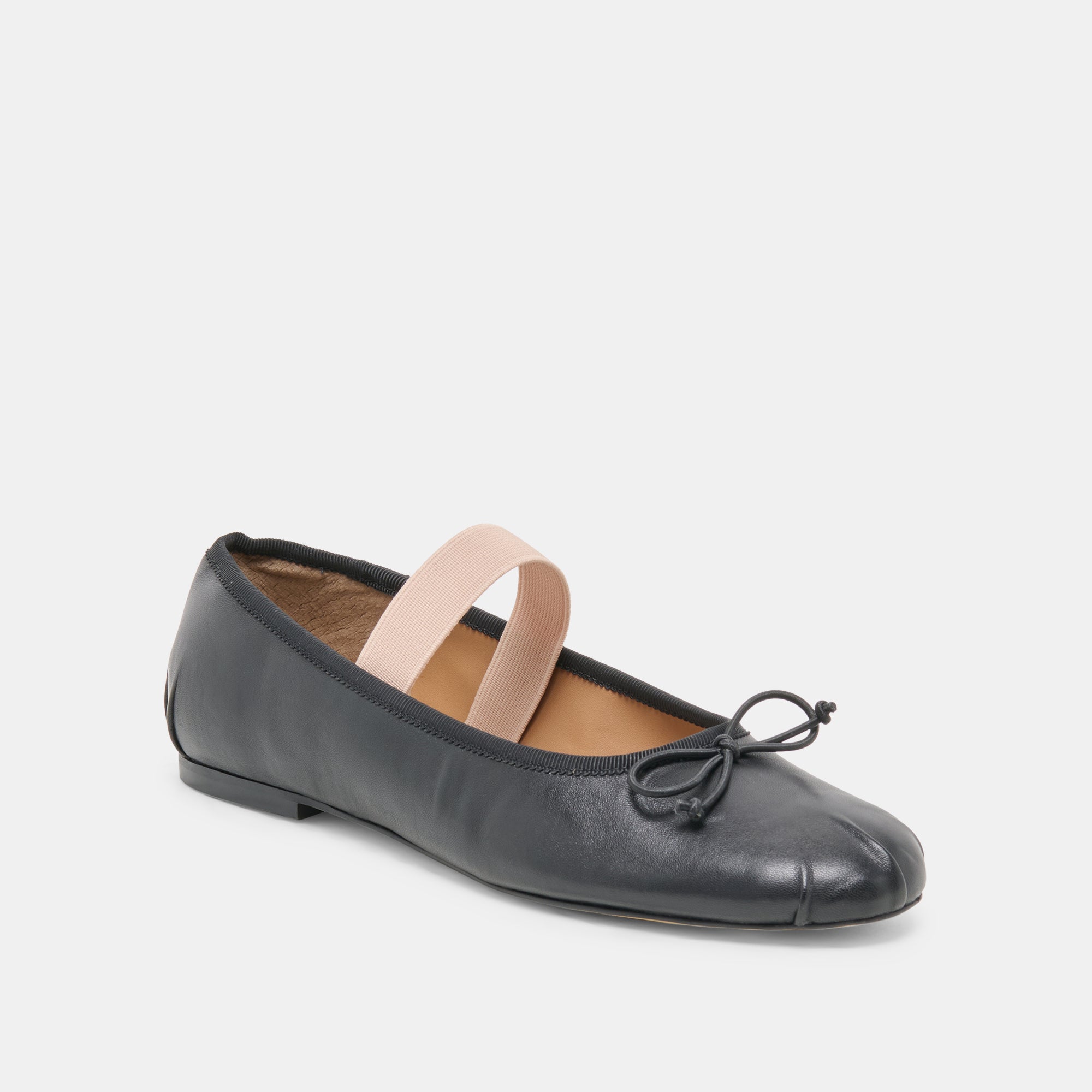 MAYVIS BALLET FLATS BLACK LEATHER - view 2