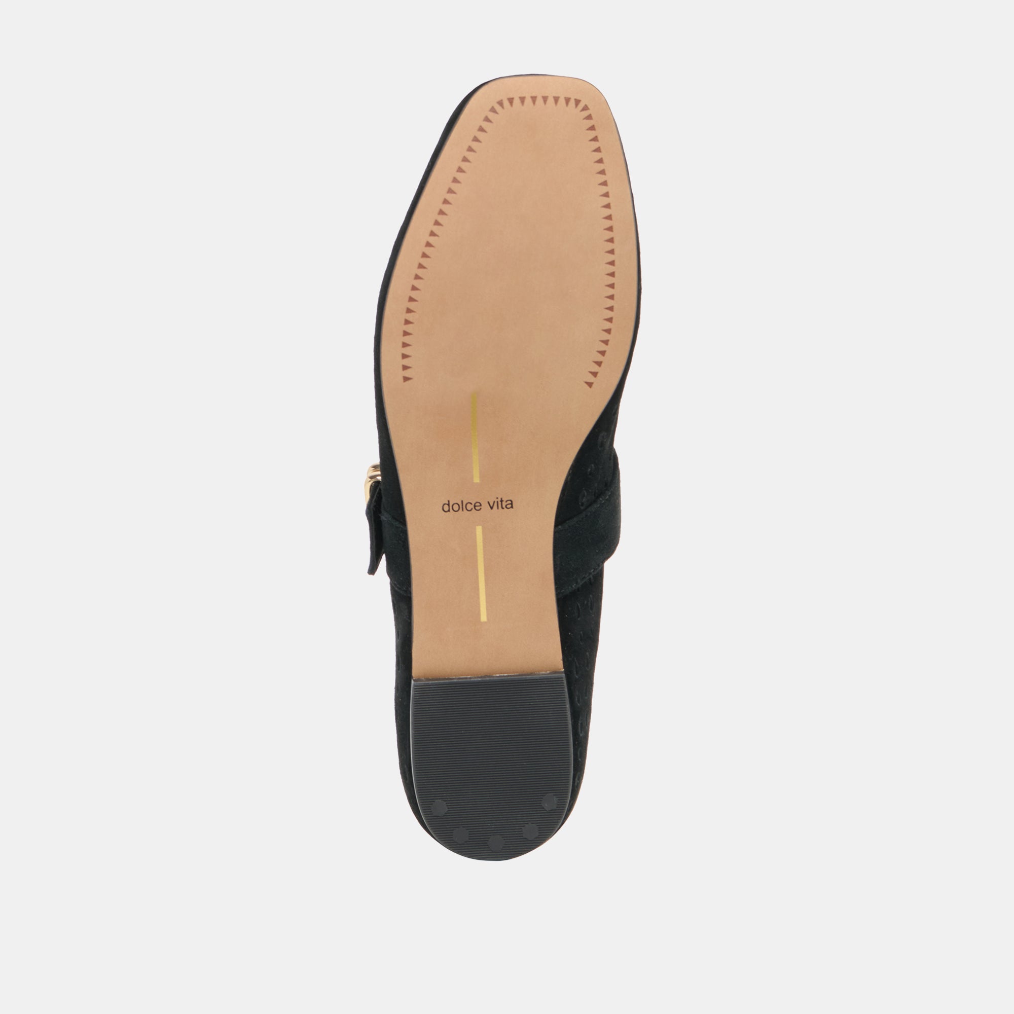 MIKELA BALLET FLATS ONYX PERFORATED SUEDE - view 9