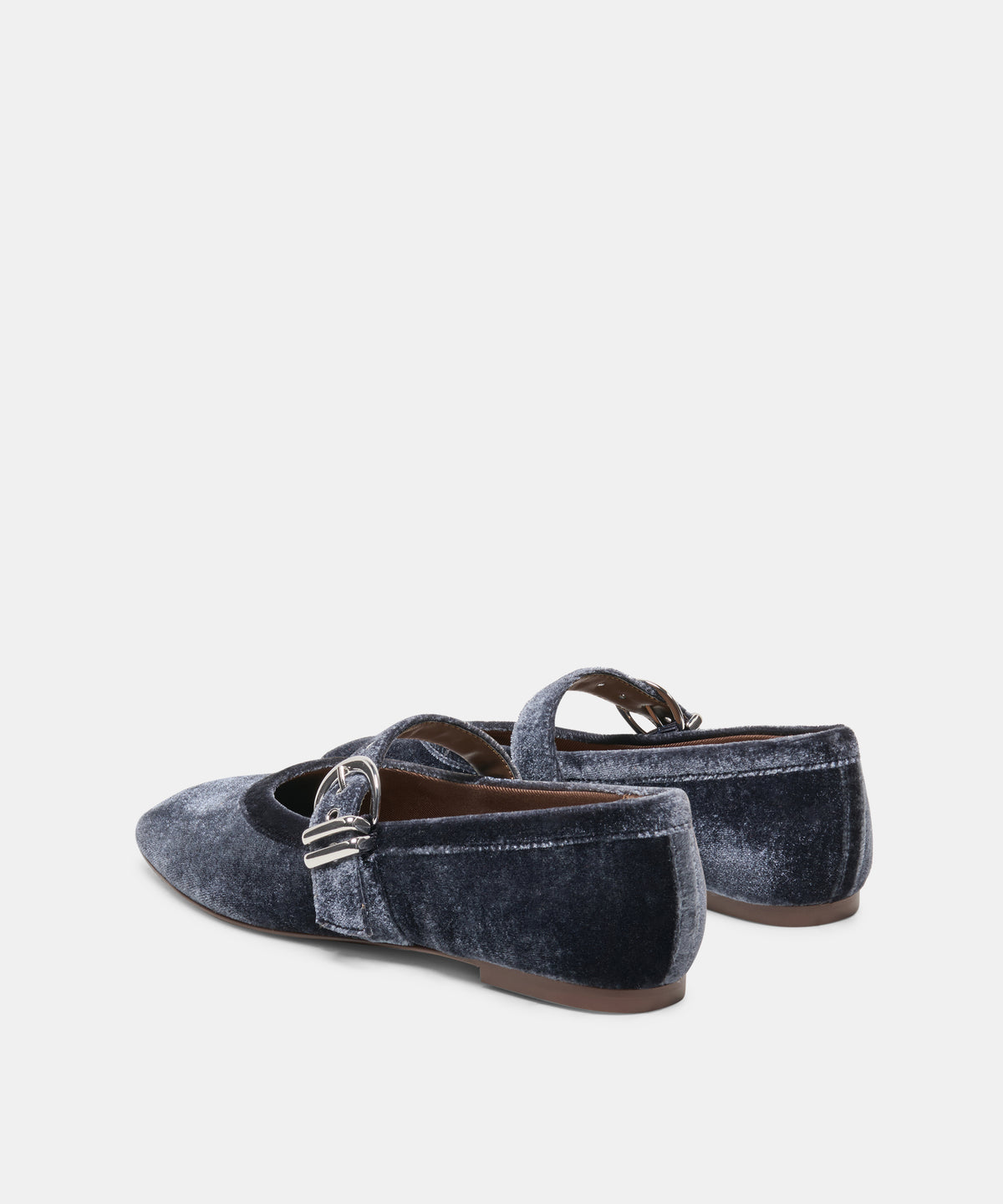 MIKEL VELVET BALLET FLATS NAVY VELVET - view 4