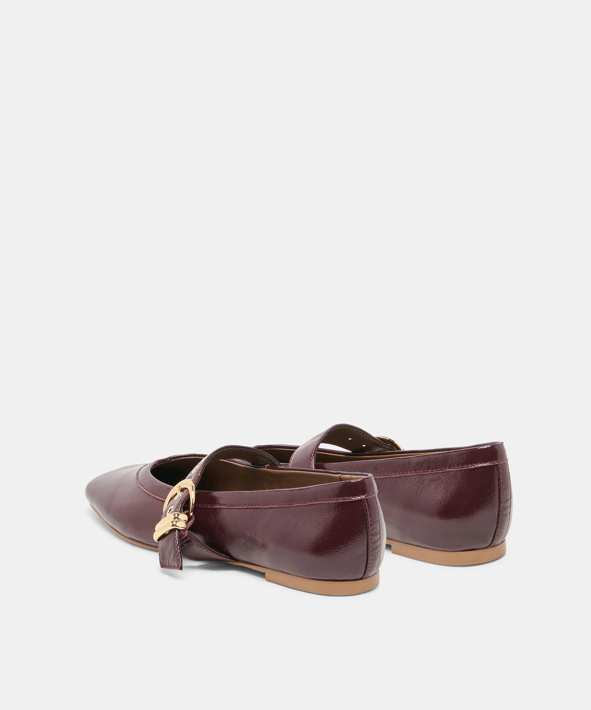 MIKEL BALLET FLATS PLUM LEATHER - view 5