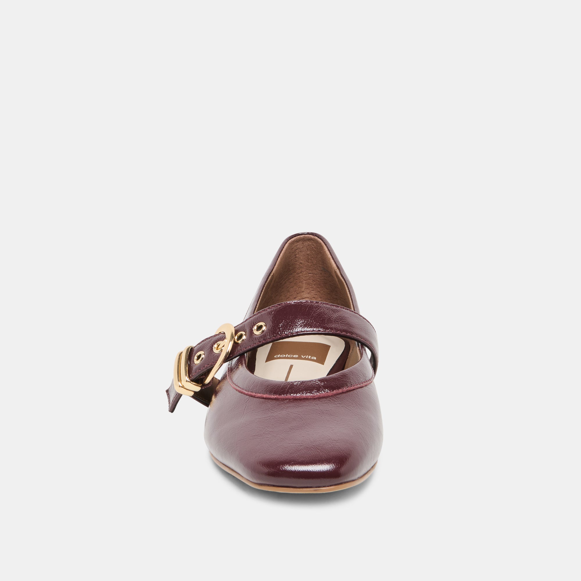 MIKEL BALLET FLATS PLUM LEATHER - view 6