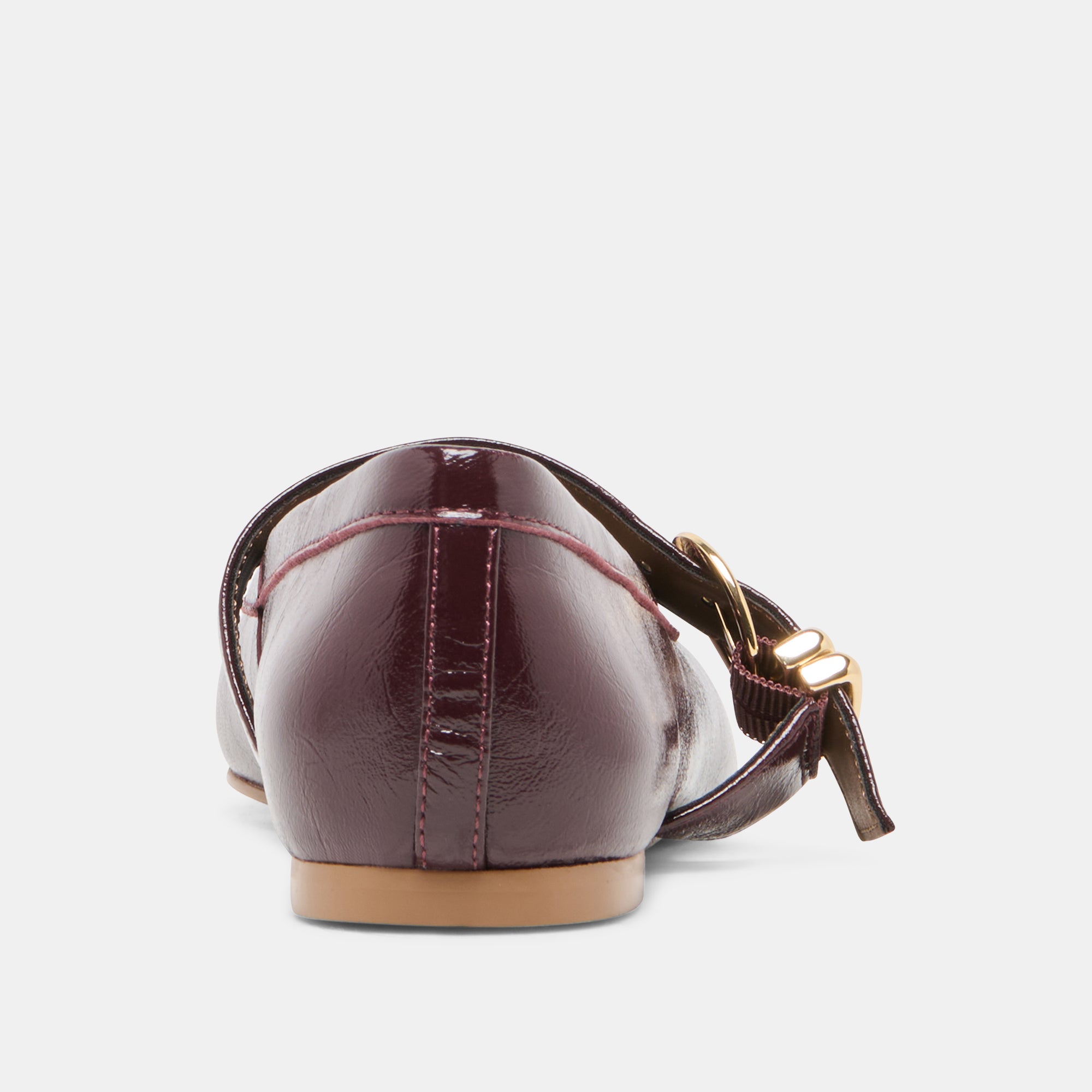 MIKEL BALLET FLATS PLUM LEATHER - view 7