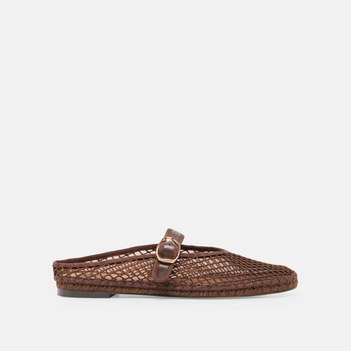ZARA Braided Mary Jane Flats Brown NWT