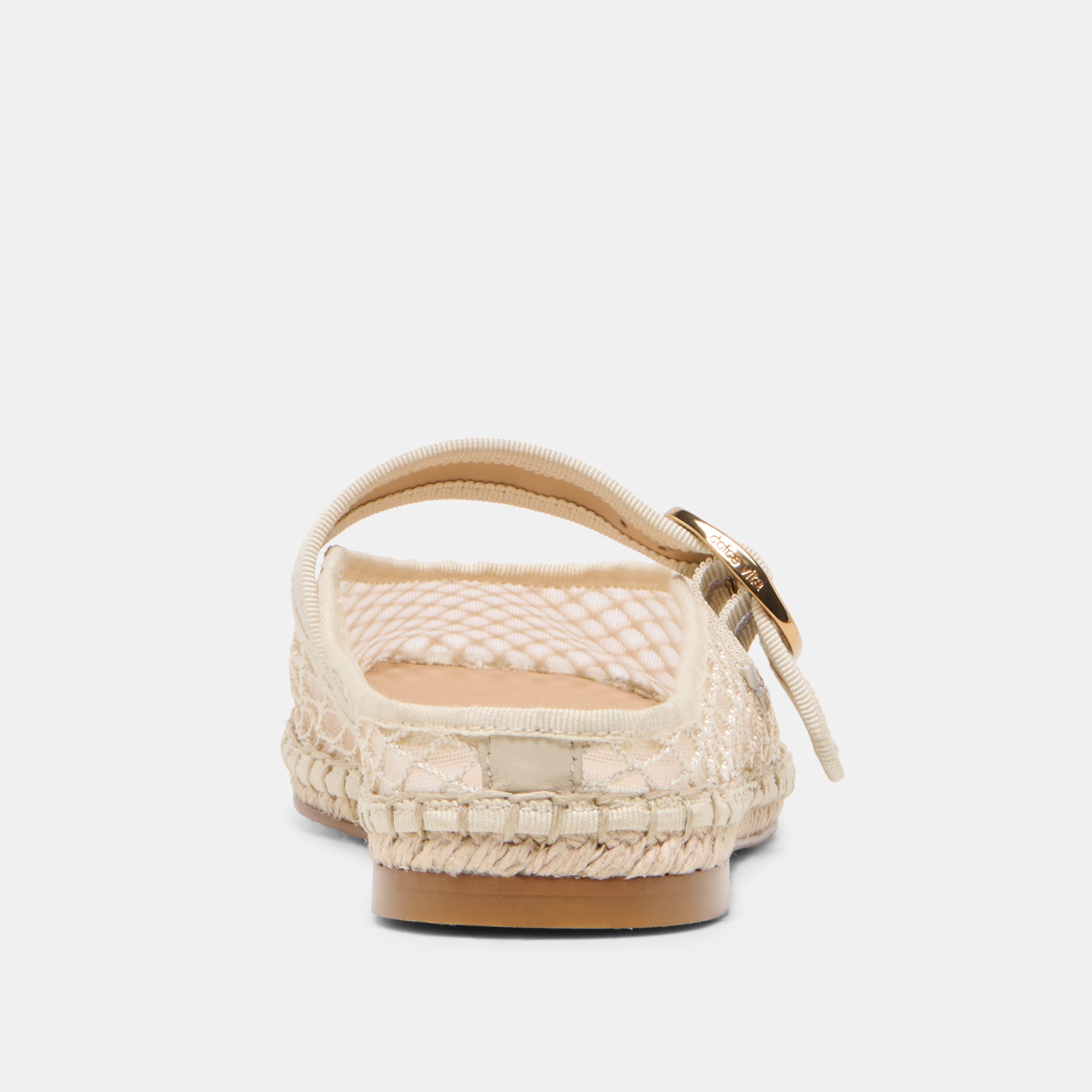 MILIE FLATS ECRU WOVEN MESH - view 7