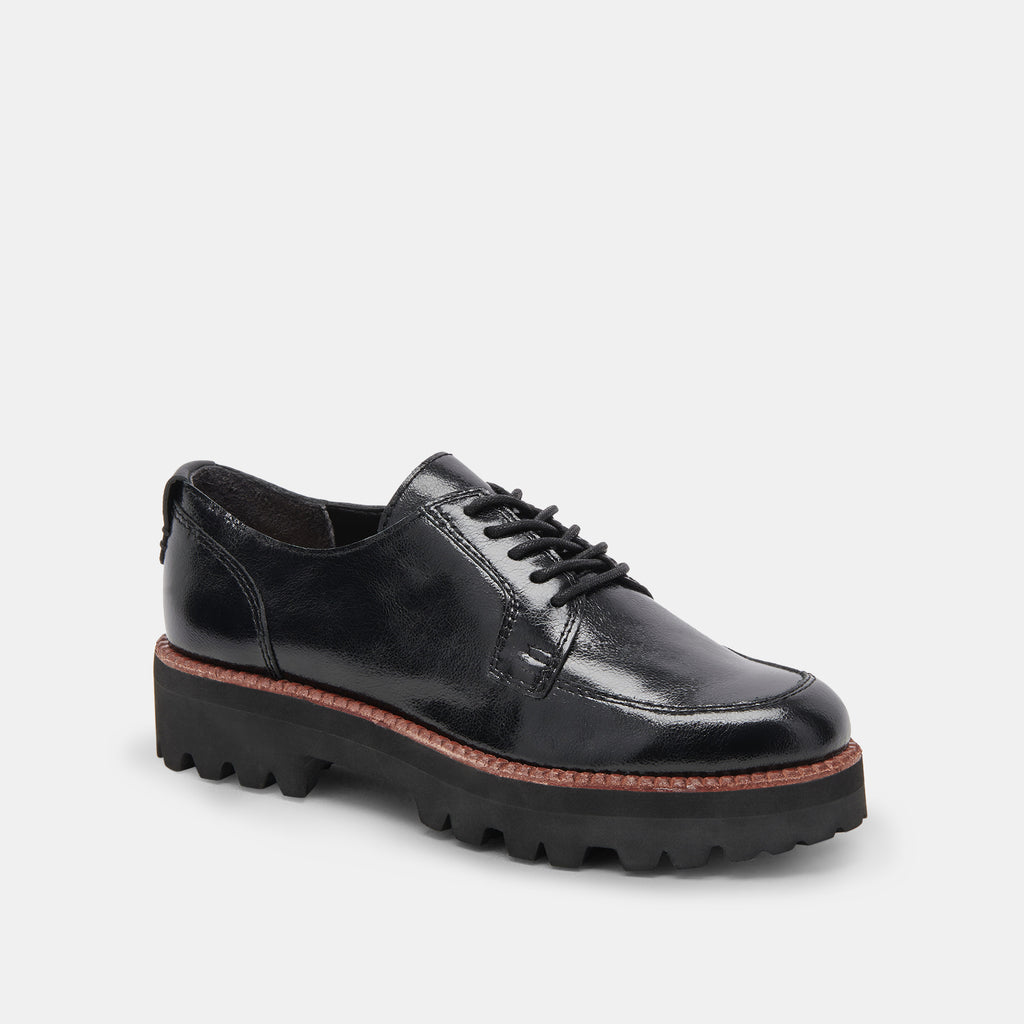 MORNA OXFORDS MIDNIGHT CRINKLE PATENT - image 2