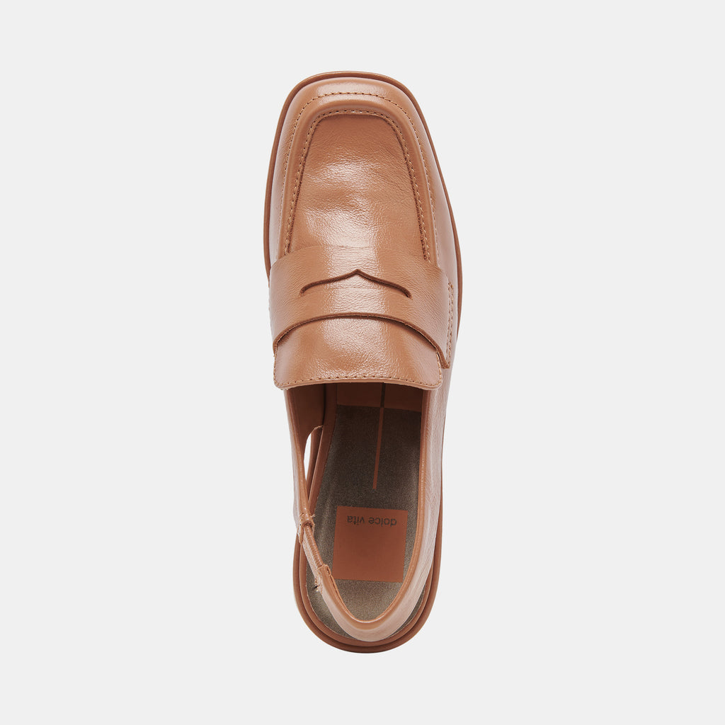 NADA LOAFERS BROWN CRINKLE PATENT - image 8