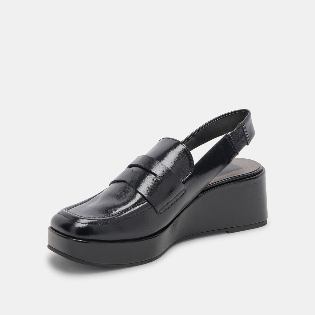 NADA LOAFERS MIDNIGHT CRINKLE PATENT - image 4