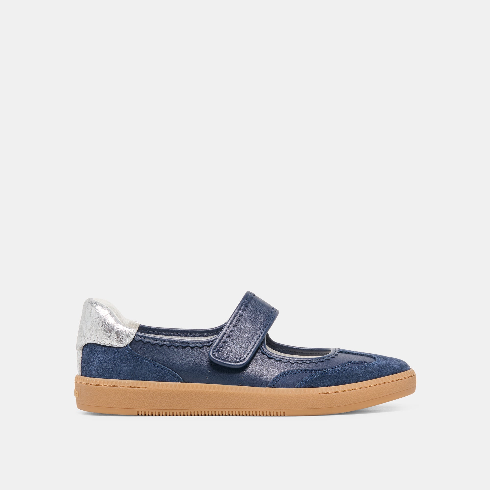 NANET SNEAKERS DK NAVY LEATHER