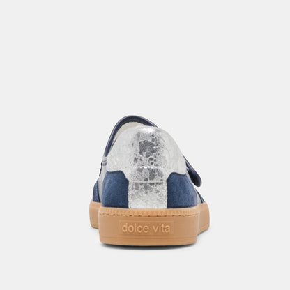 NANET SNEAKERS DK NAVY LEATHER
