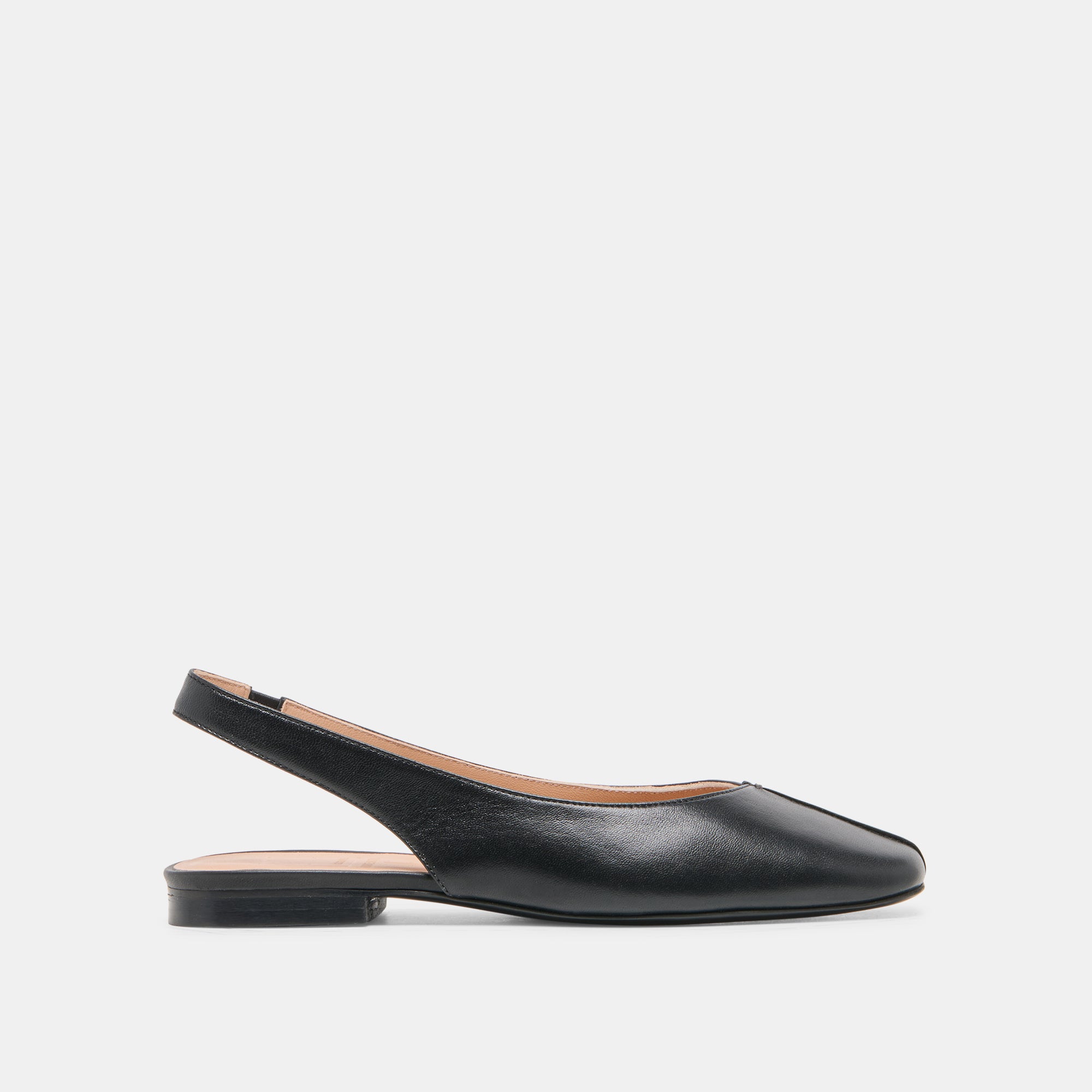 Nekki Black Leather Flats | Dolce Vita