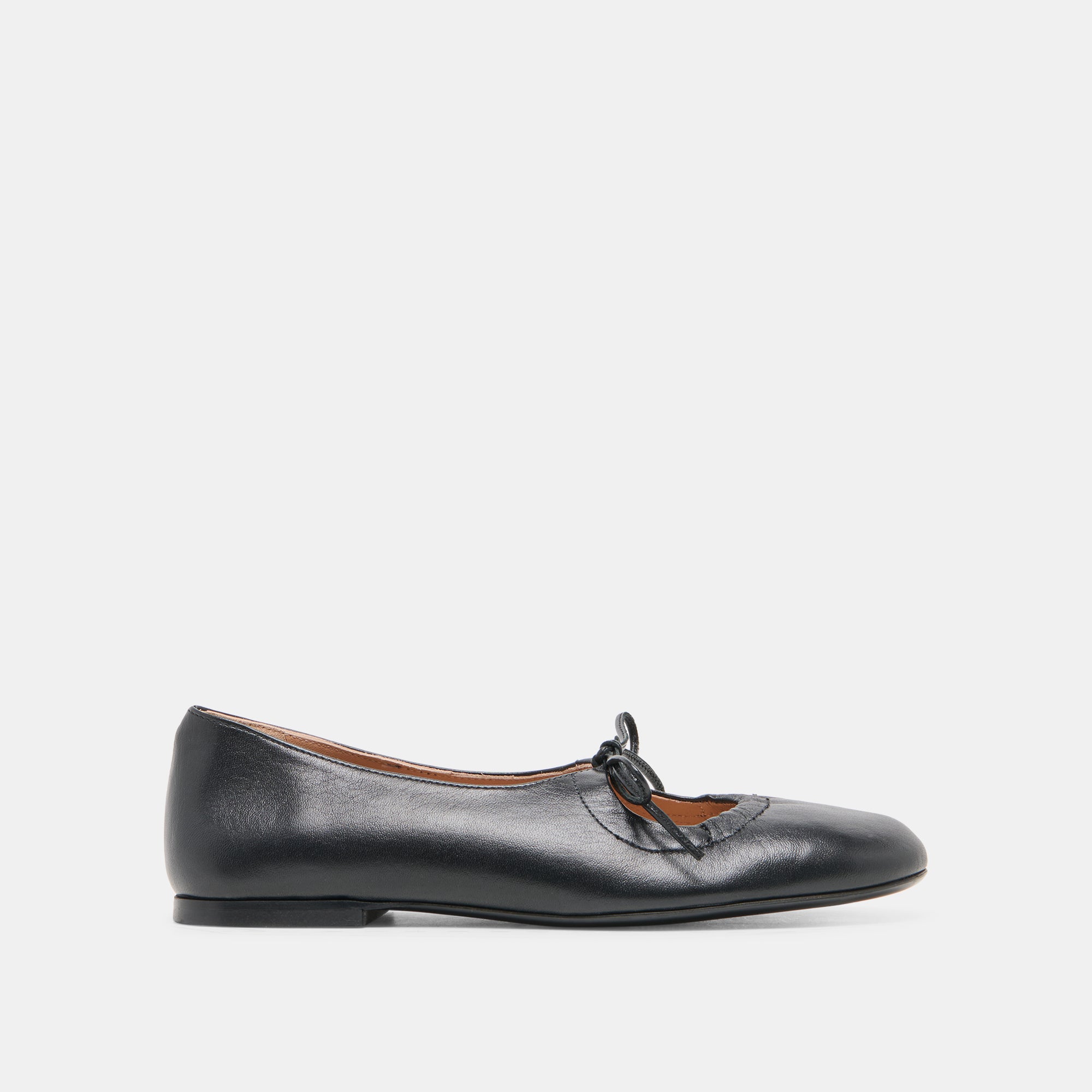 Pazey Black Leather Ballet Flats | Dolce Vita