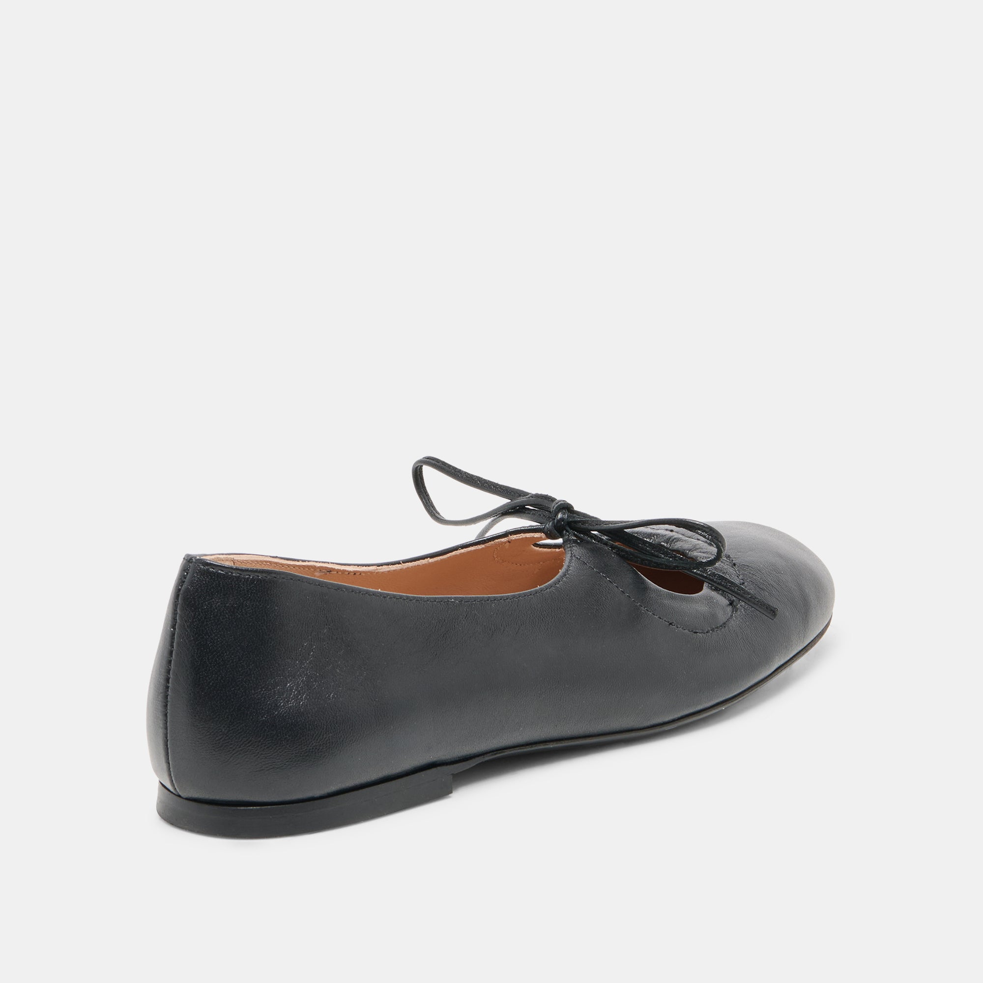 PAZEY BALLET FLATS BLACK LEATHER - view 3