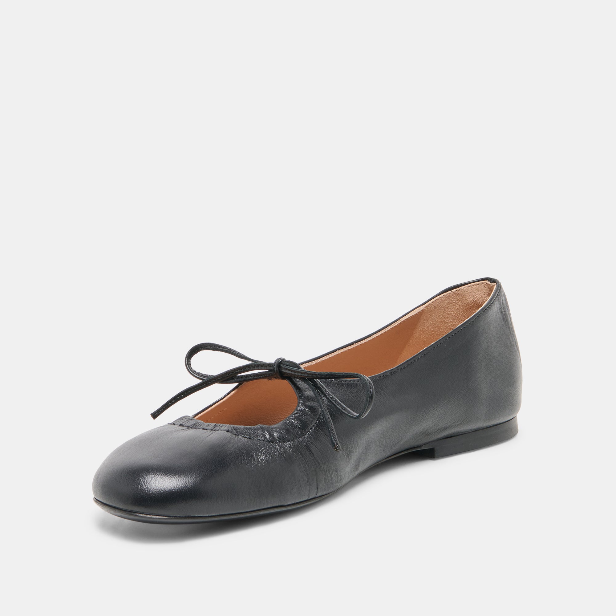 PAZEY BALLET FLATS BLACK LEATHER - view 4