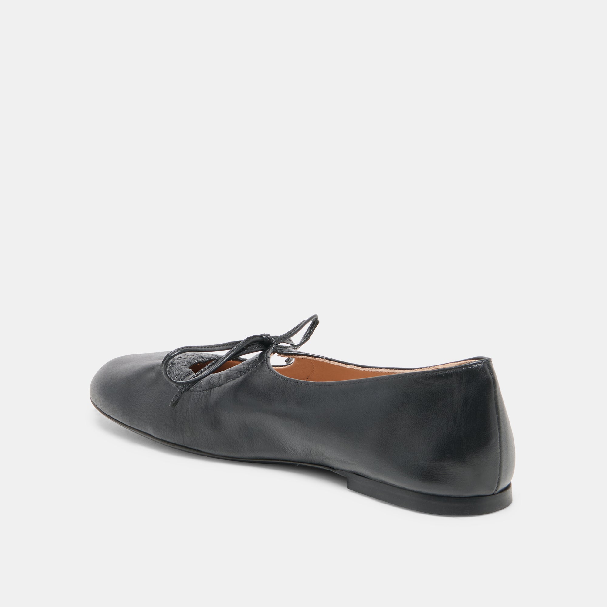 PAZEY BALLET FLATS BLACK LEATHER - view 5