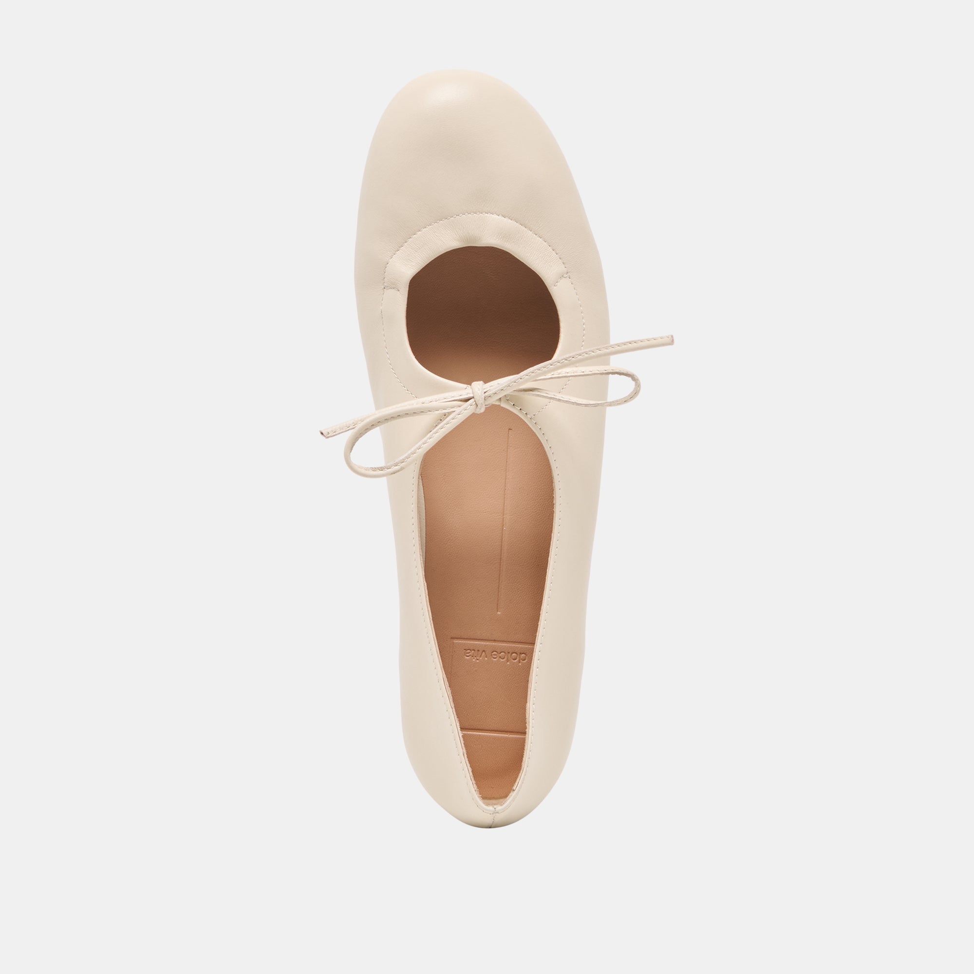 PAZEY BALLET FLATS BONE LEATHER - view 9