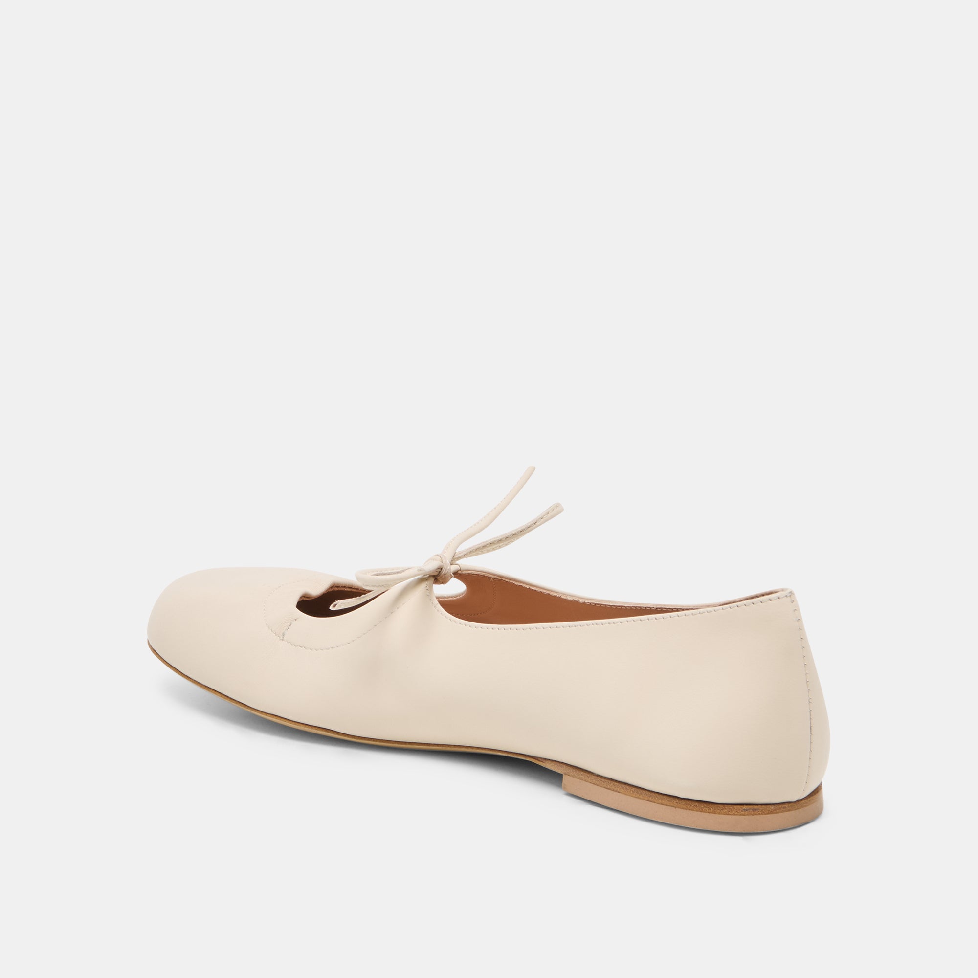 PAZEY BALLET FLATS BONE LEATHER - view 5