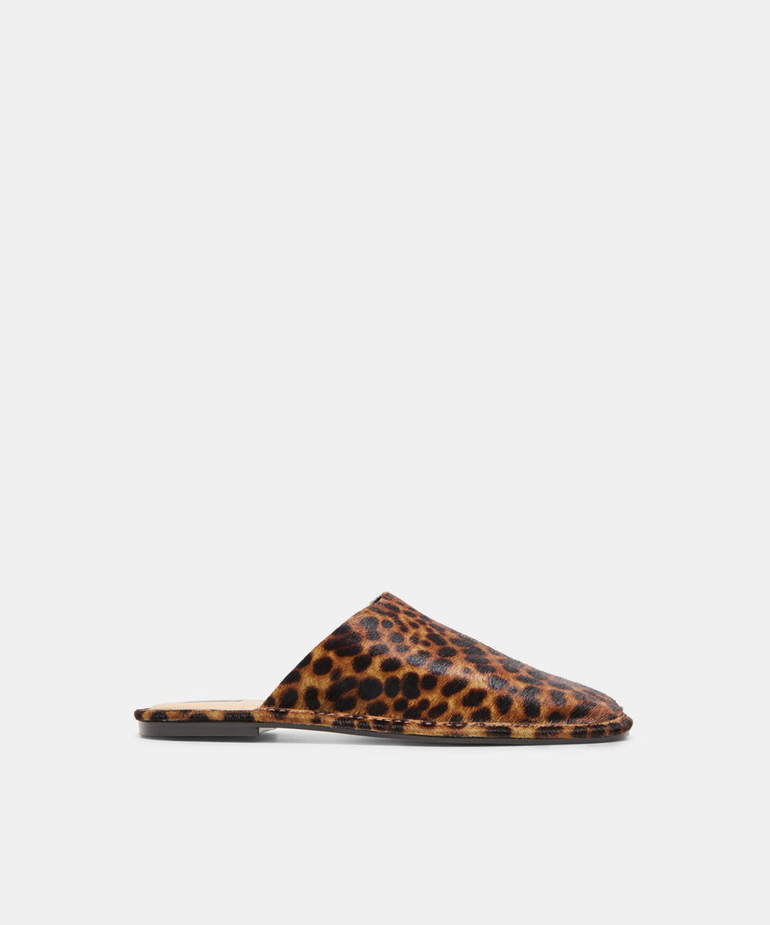 PHIRA Dk Leopard Calf Hair Slip-On Flats | Dolce Vita