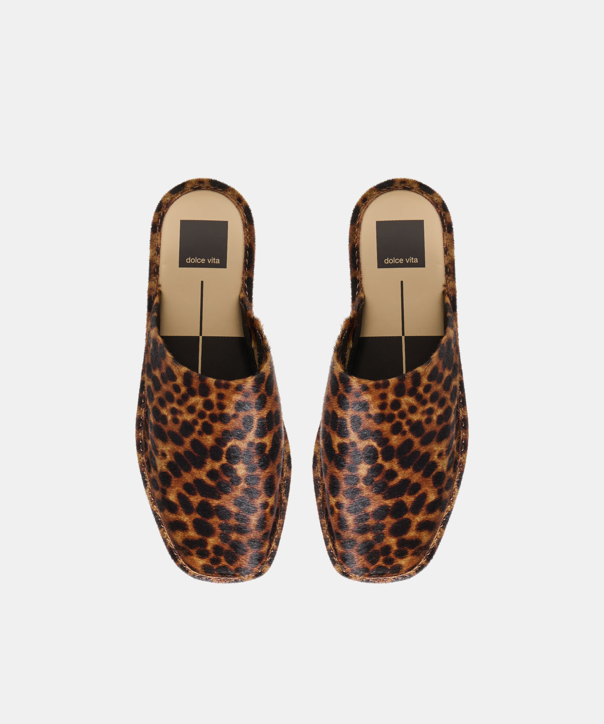 PHIRA FLATS DK LEOPARD CALF HAIR - view 3