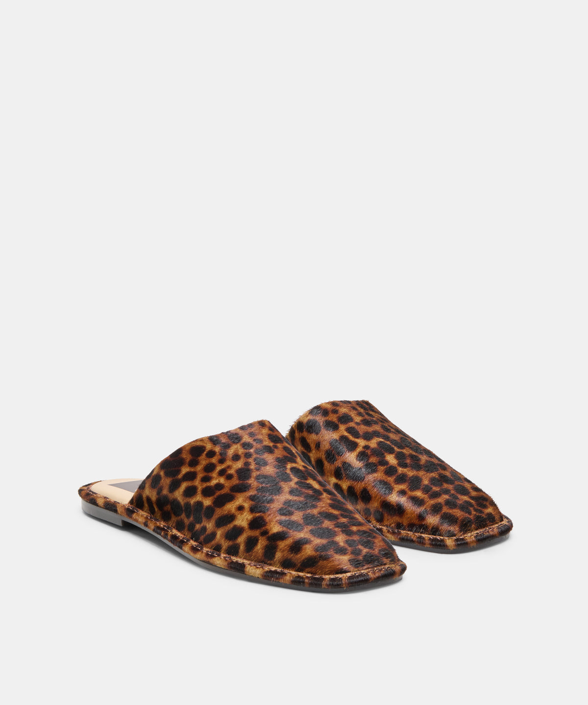 PHIRA FLATS DK LEOPARD CALF HAIR - view 2