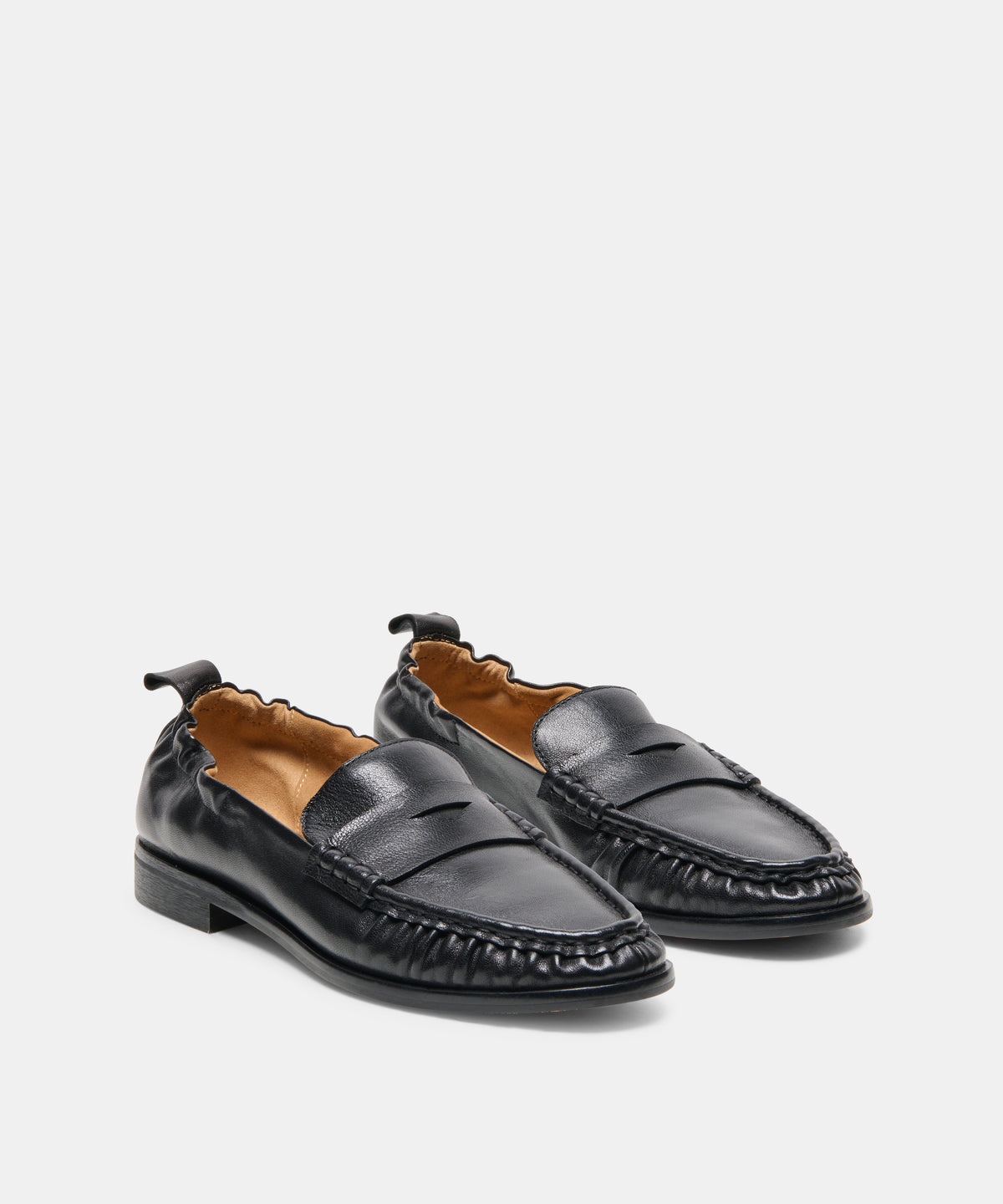 RAMZIE LOAFERS BLACK LEATHER - view 2