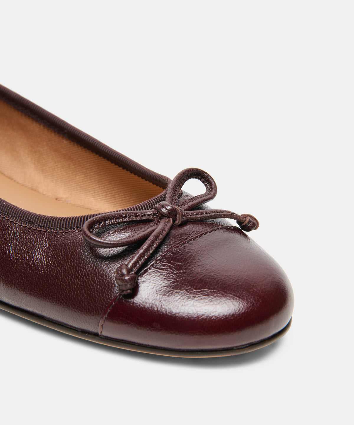 RITLA CAPTOE BALLET FLATS BLACK CHERRY LEATHER - view 5