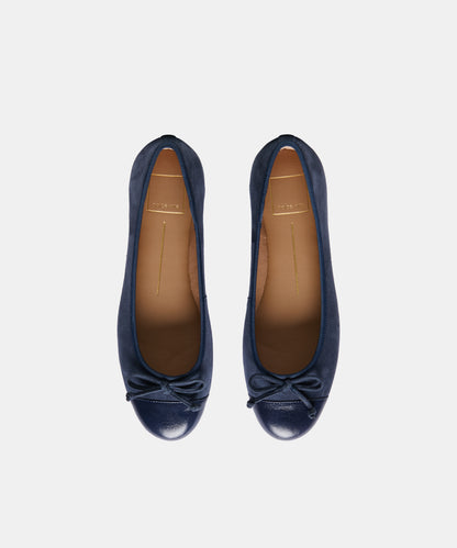 RITLA CAPTOE BALLET FLATS DK NAVY SUEDE