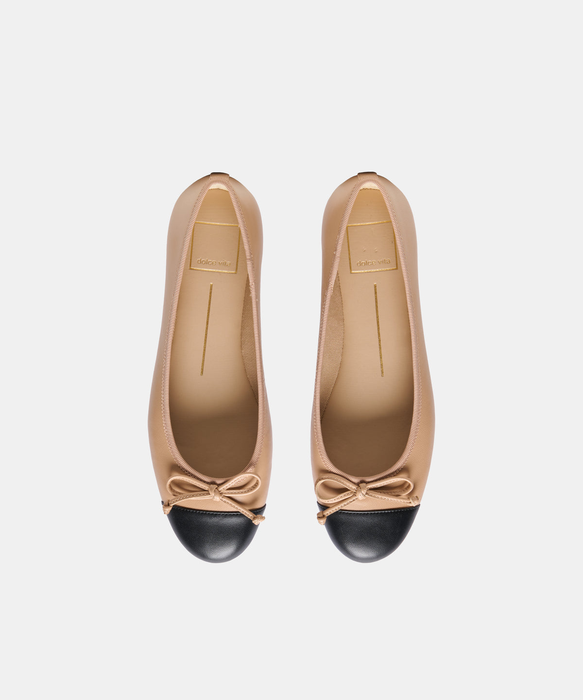 RITLA CAPTOE BALLET FLATS LT TAN LEATHER - view 3
