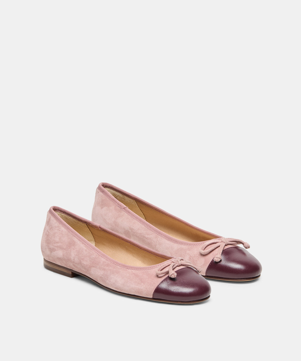 RITLA CAPTOE BALLET FLATS PINK SUEDE - view 2
