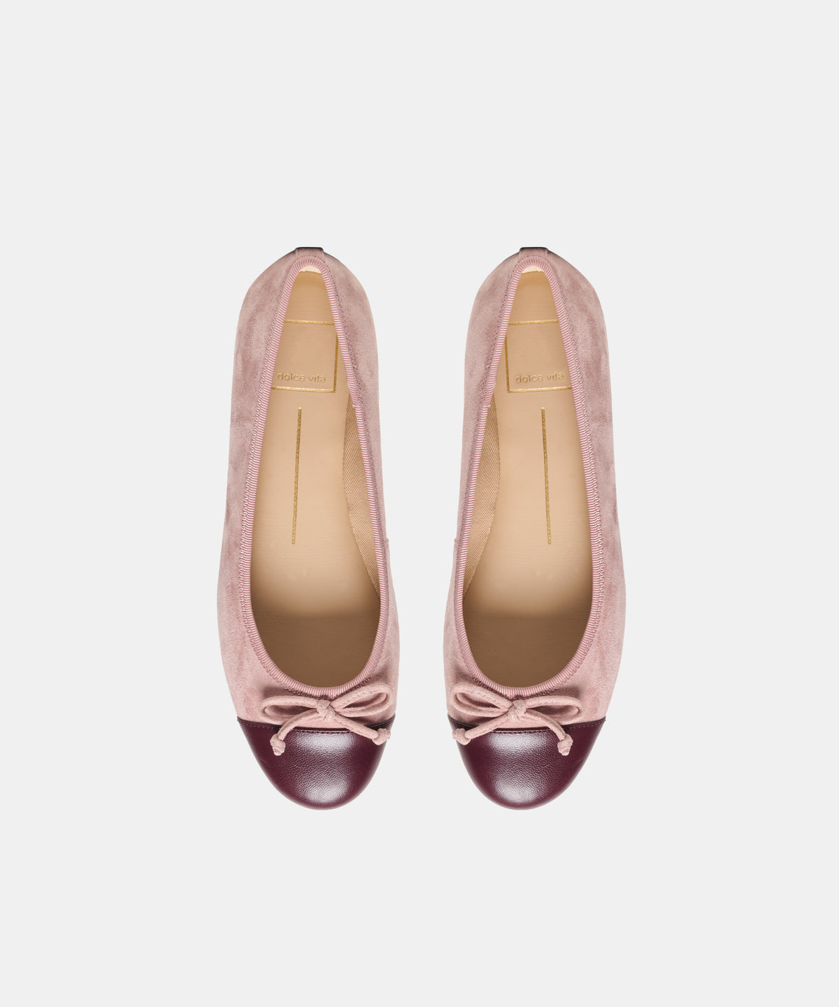 RITLA CAPTOE BALLET FLATS PINK SUEDE - view 3