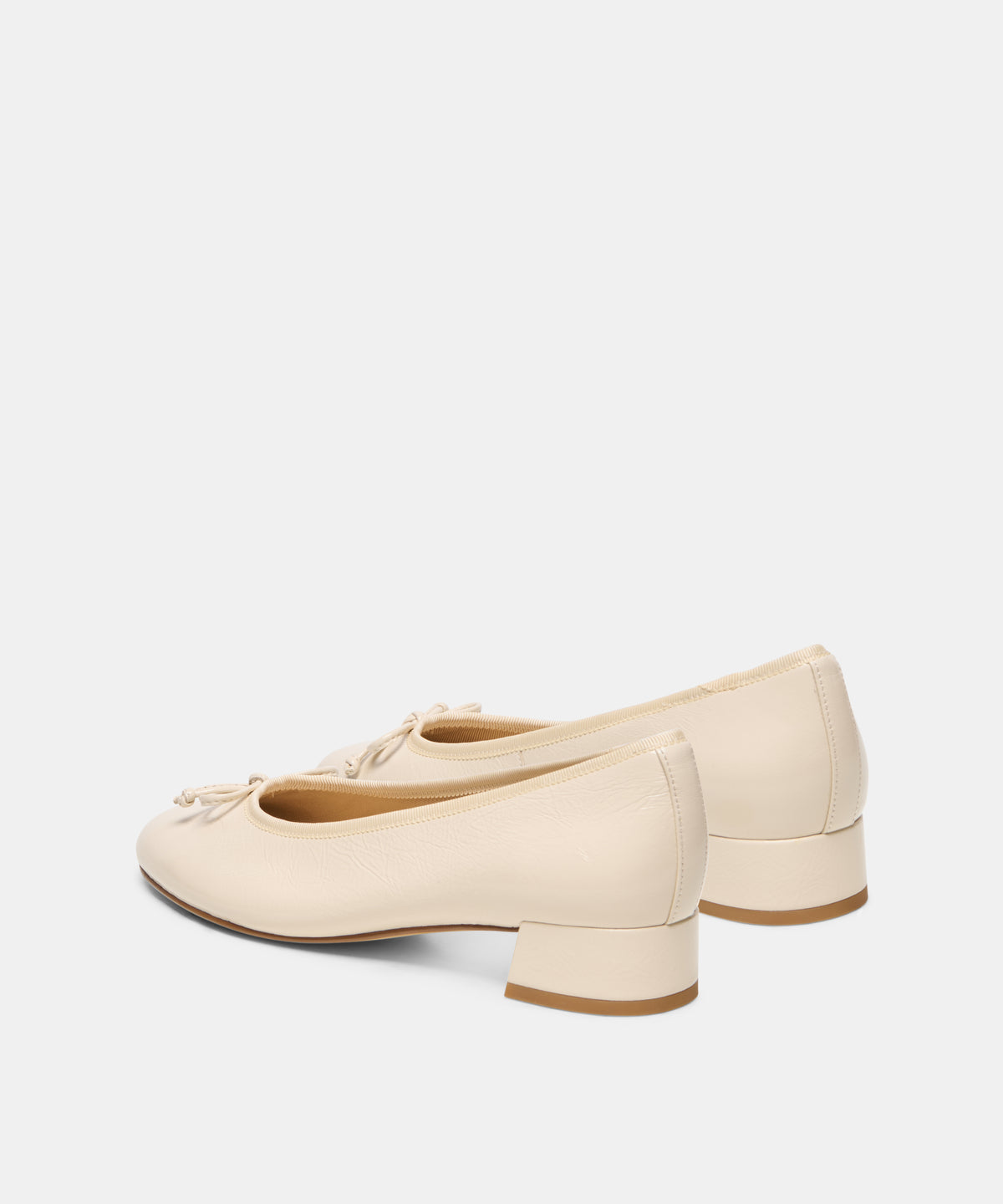 RITLA MID HEELS ALABASTER LEATHER - view 4