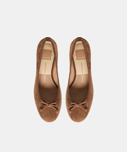 RITLA MID HEELS COCOA SUEDE