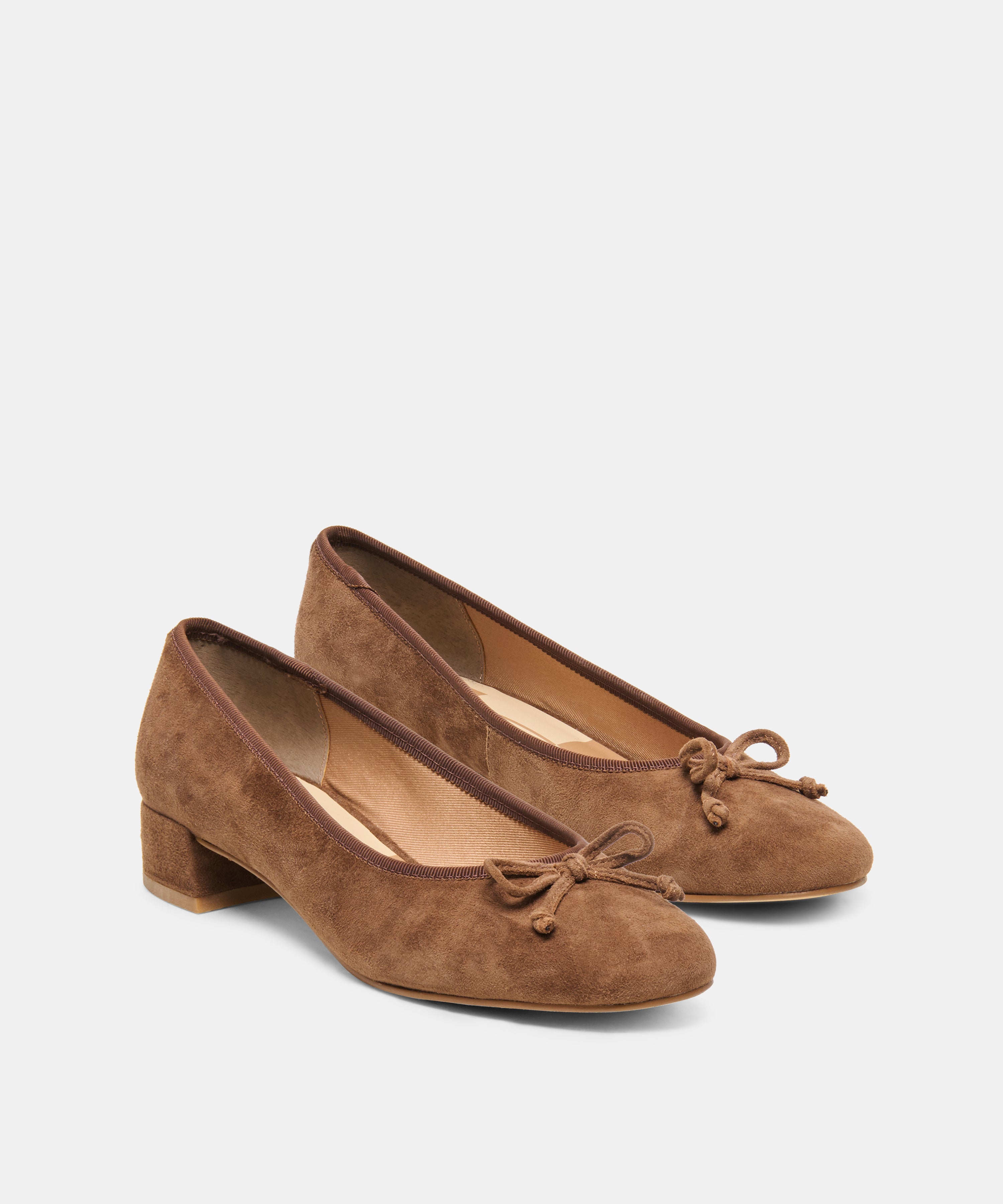 RITLA MID HEELS COCOA SUEDE - view 2