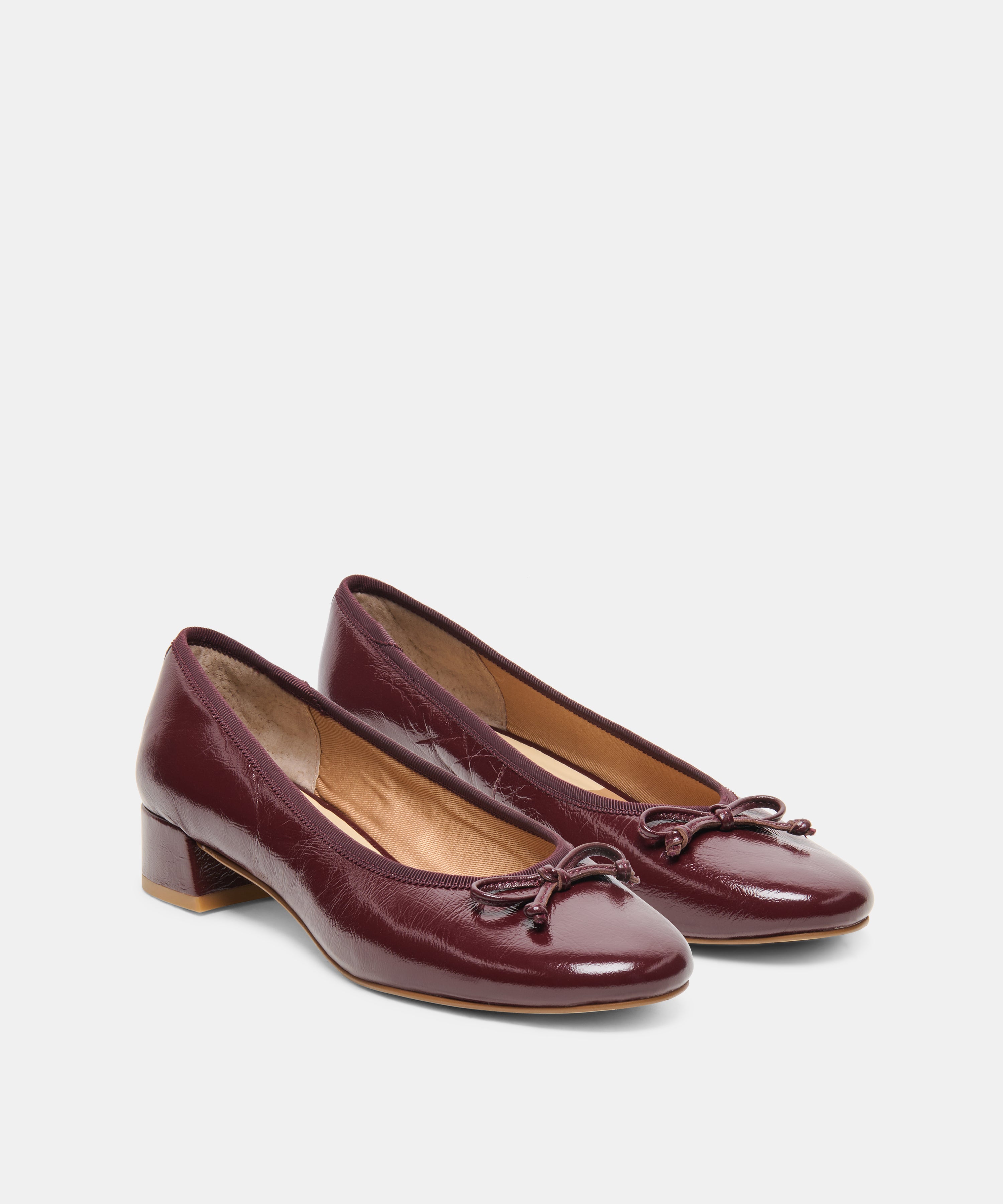 RITLA MID HEELS CRANBERRY LEATHER - view 2