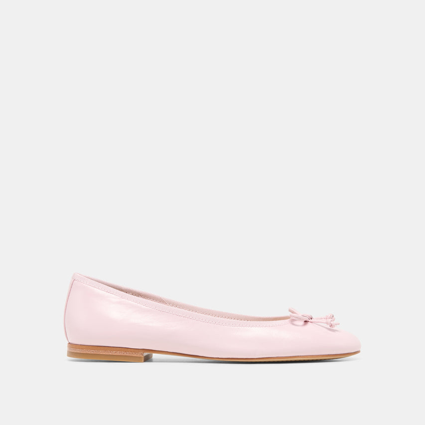 RITLA Light Pink Crinkle Patent Ballet Flats | Dolce Vita